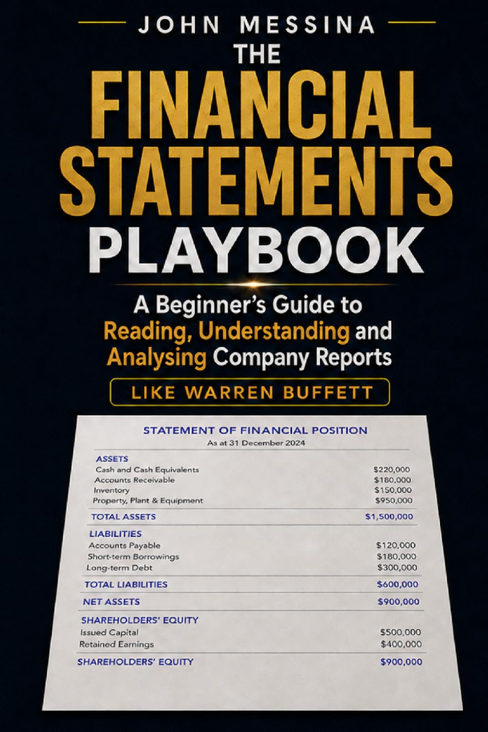 The Financial Statements Playbook: A Beginner’s Guide to Reading, Understanding and Analysing Company Reports like Warren Buffett: 1 (The Buffett-Inspired Investing Series)