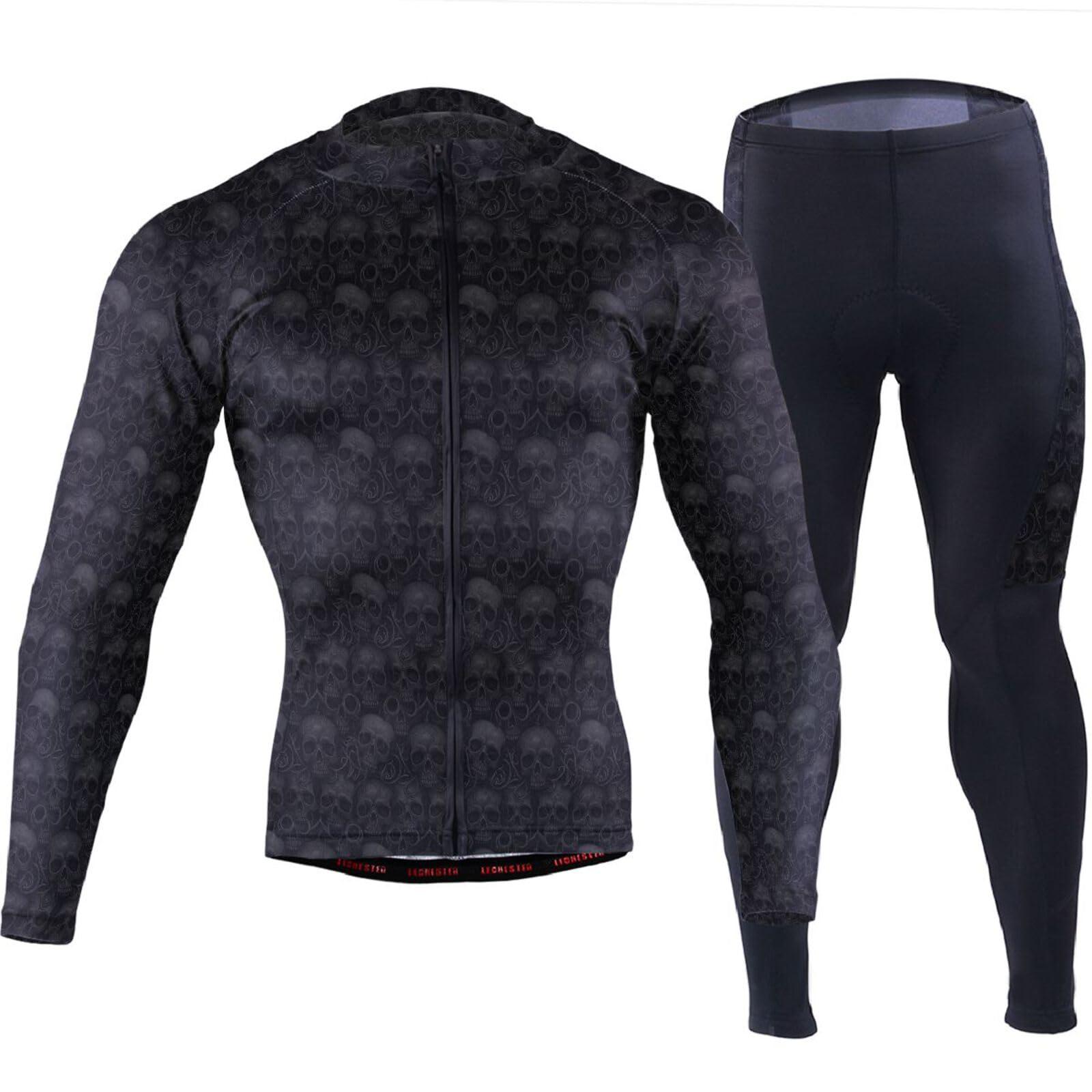 Radtrikot für Herren mit Taschen, winddicht, 3D-gepolstert