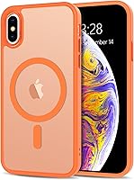 Vista 108 de Anuck - Funda magnética para iPhone 11 compatible con MagSafe, carcasa trasera mate translúcida dura, borde de TPU, delgada, resistente a impactos