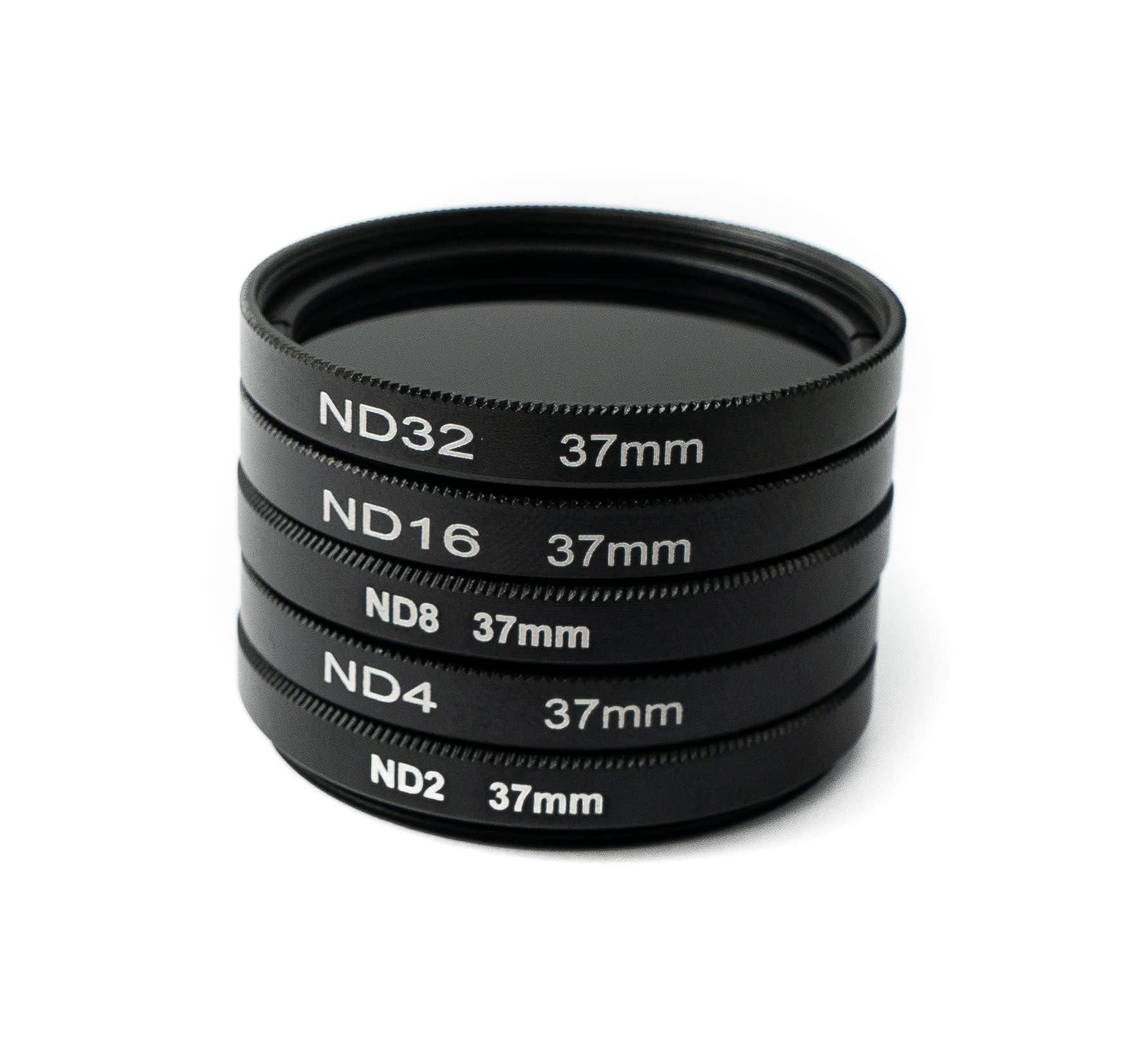 SYSTEM-S ND Set 5 Filtri A Densità Neutra 37mm Per IPhone 14 Pro - Custodia Rigida Inclusa - 3