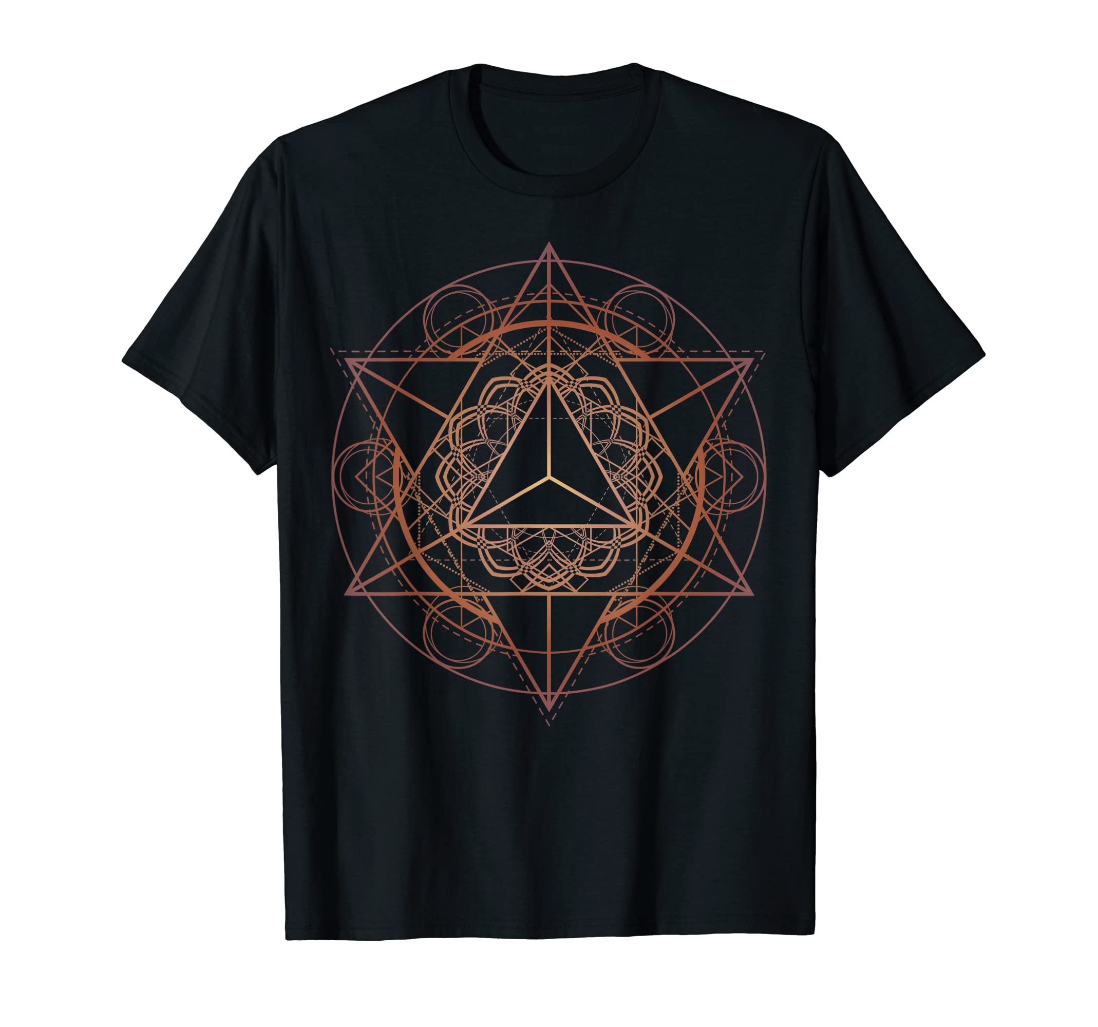 Sacred Geometry Star Tetrahedron MerkabaT-ShirtOEKO-TEX STANDARD 100