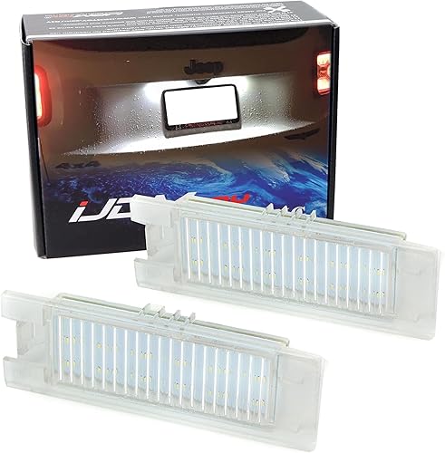 iJDMTOY Kit de luces LED completas de 3 W compatibles con Jeep Renegade 2015 en adelante, alimentado por LED blanco de xenón 18-SMD y libre de