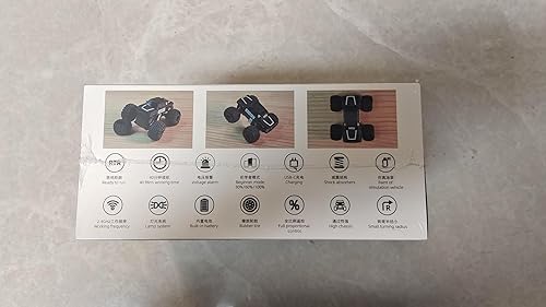 Miniatura 10 de LDARC 1:58 Scale Mini RC Car RTR 2.4GHz Desktop Monster Truck Hobby Grade Remote Control Vehicle Model Comes with 2 Replaceable Body Shell