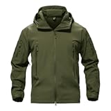 Men&apos;s Special Ops Military Tactical Rain Jackets Winter Warm Fleece Softshell Hooded Raincoat Snowboard