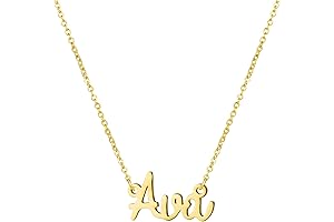 Personalized Name Necklace 18k Gold Plated Baby Name Jewelry