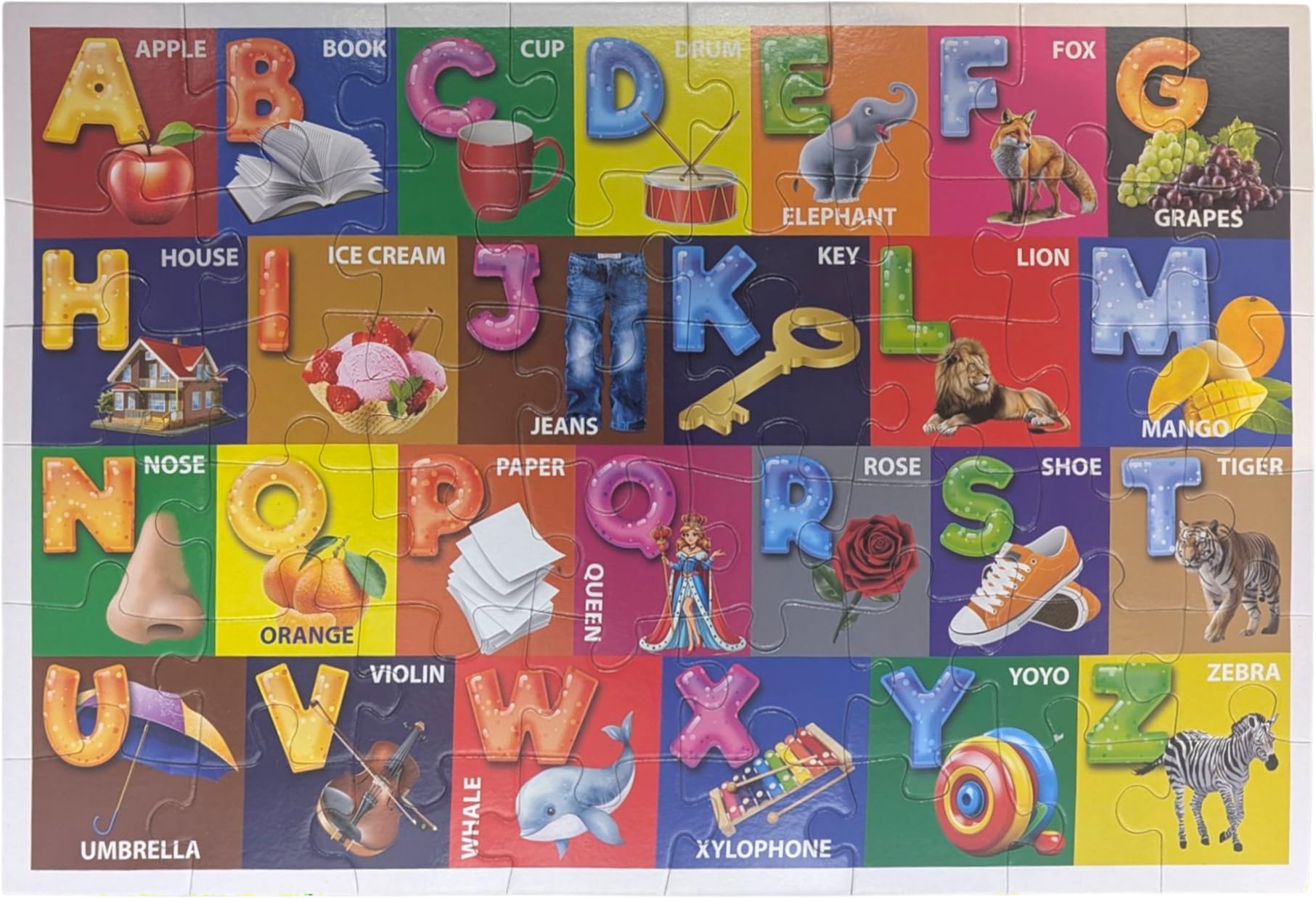 Alphabet Jigsaw Puzzle for 4, 5 Year Olds, Educational Learning Toy for Children Fun & Interactive 48 piece Puzzle - Image 2