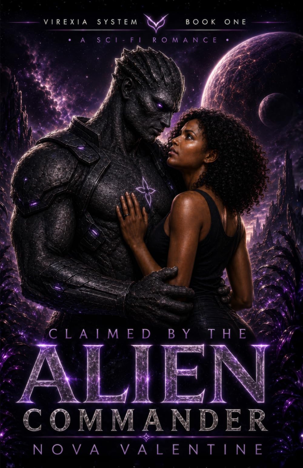 Claimed by the Alien Commander: A Steamy Fated Mates Alien Warrior Romance (A Virexia Systems Sci-Fi Romance)
