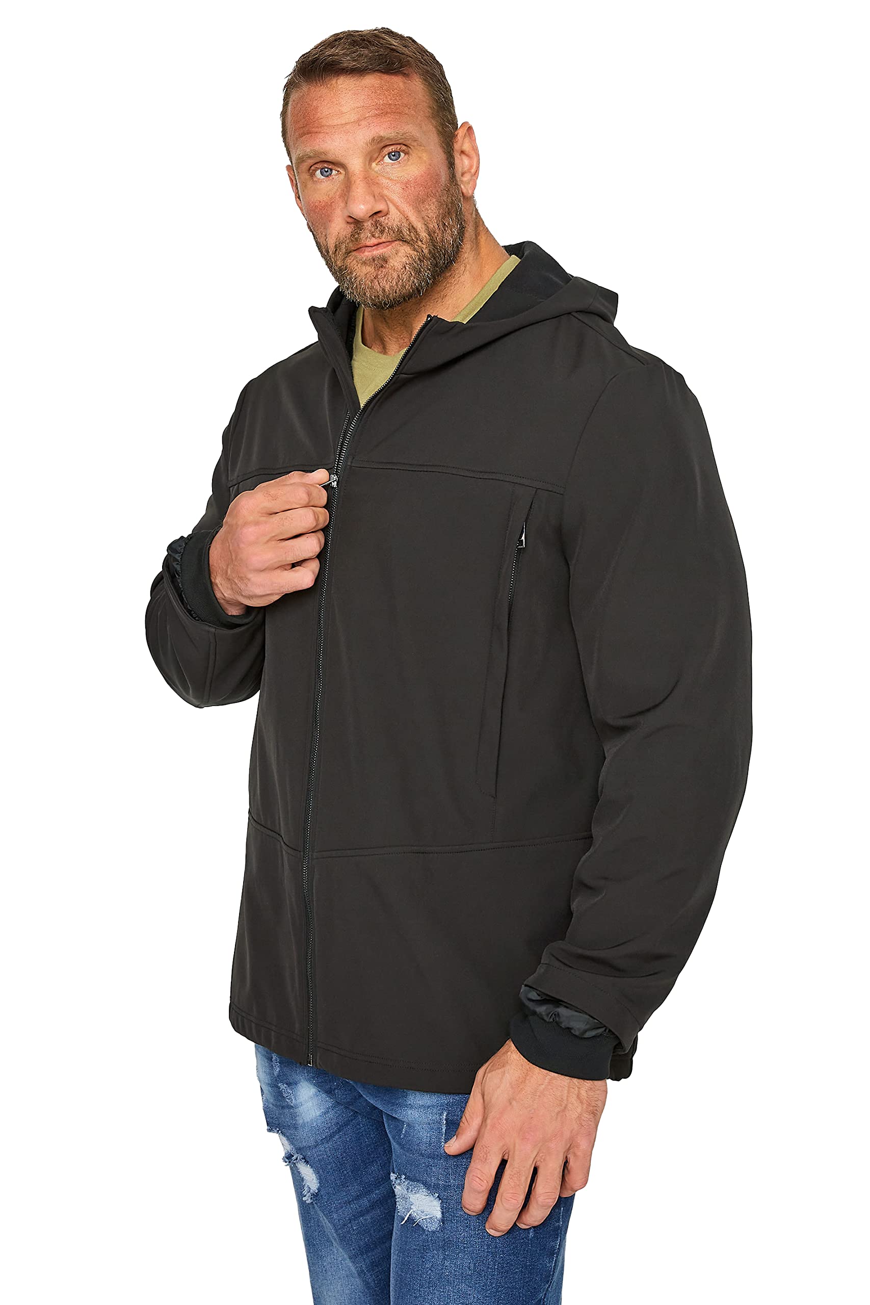 BadRhino Big & Tall Softshell Jacket - Men's - Plus Size Curve