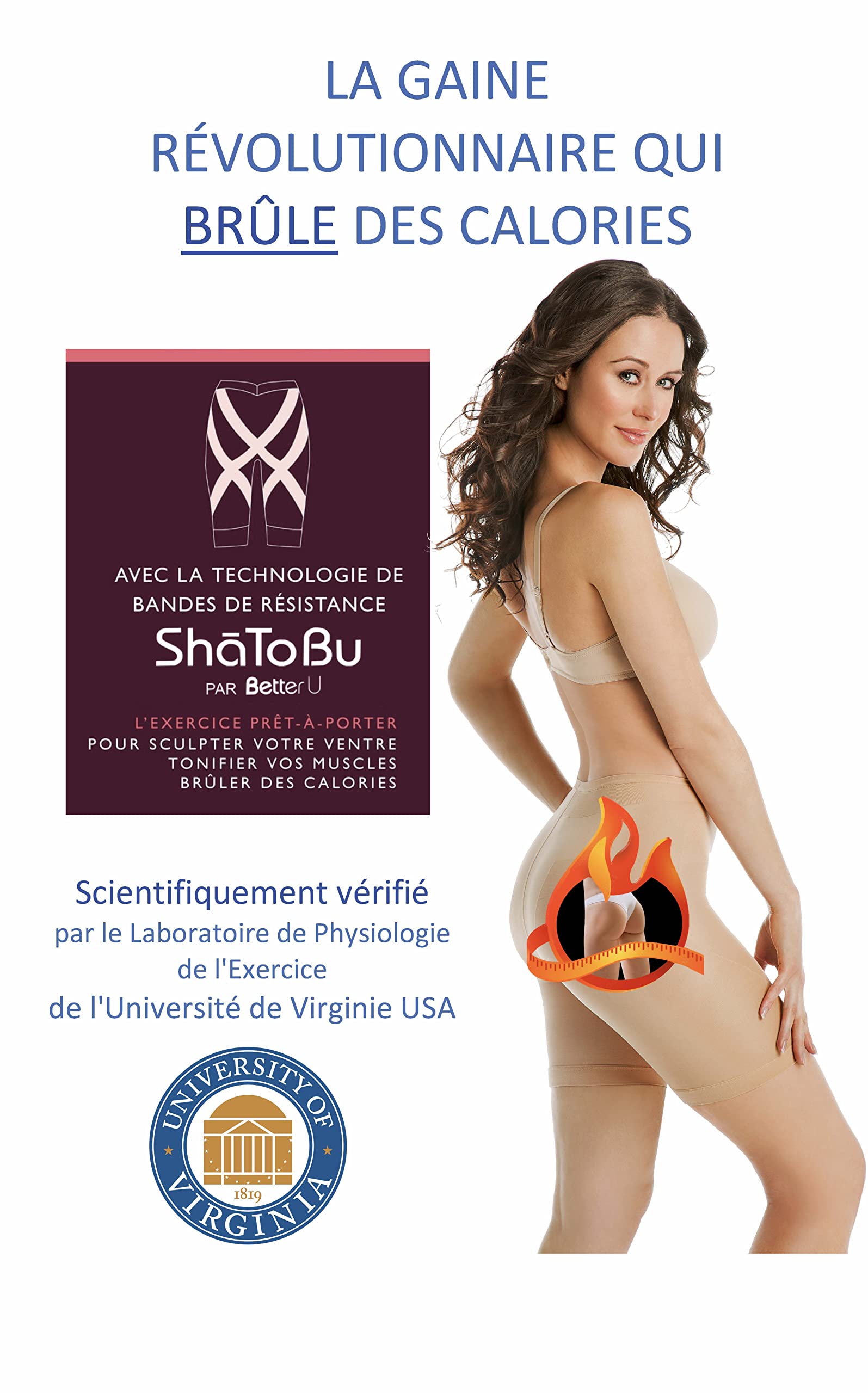 Sport – Brûle Calories Perte de Poids – Gaine Culotte Mi-Cuisse Taille Haute Ventre Plat – Tonifiant Minceur Sculptant Fitness Amincissant Exercice – Femme – Maintien Moyen Ferme ou Ferme