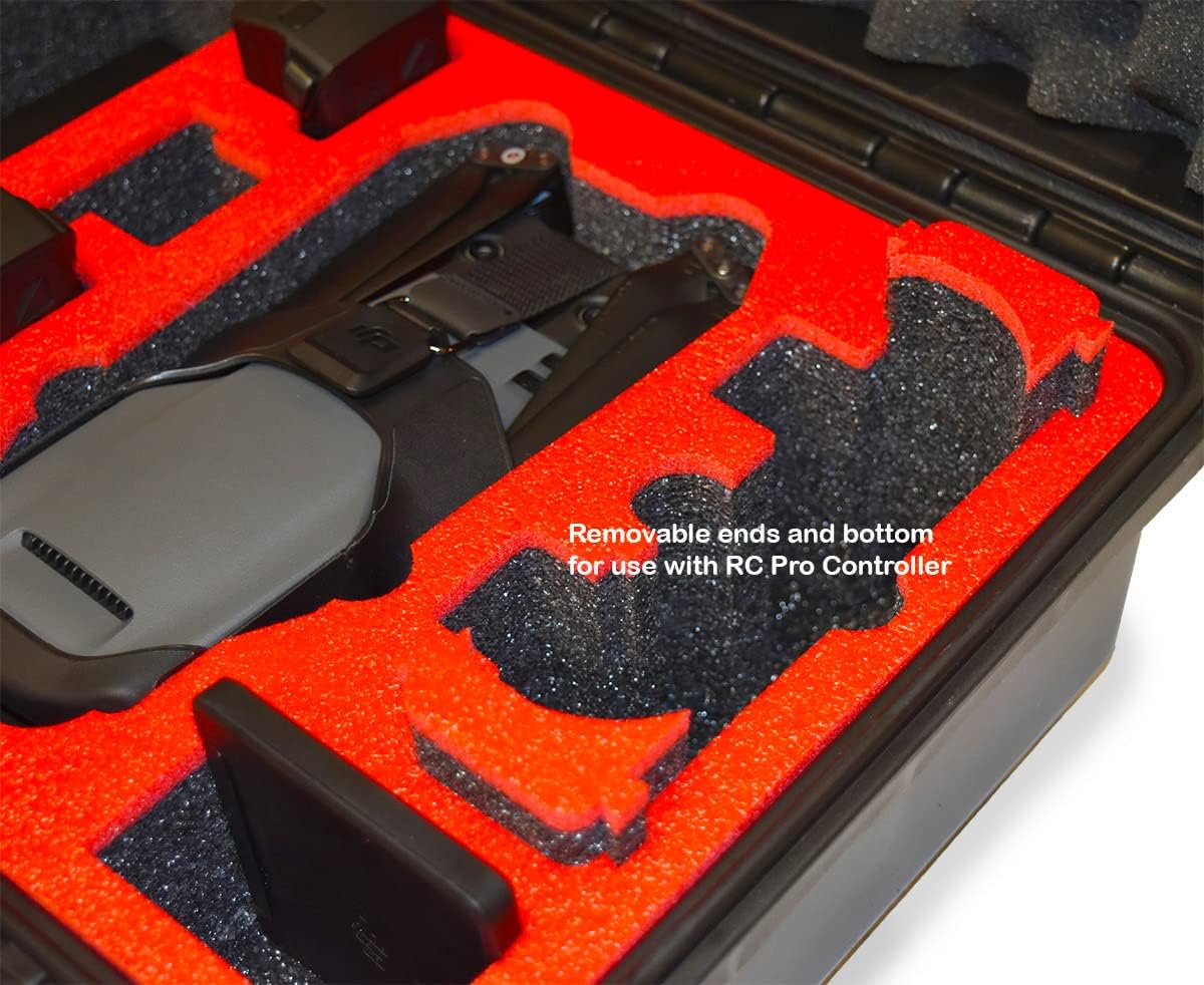 Pelican Case for Mavic 3 or 3 Pro Drone with Cine Premium or Fly More Kit Combo. Also fits one of the following controllers: DJI RC-N1, RC, RC2, RC Pro or Smart Controller.
