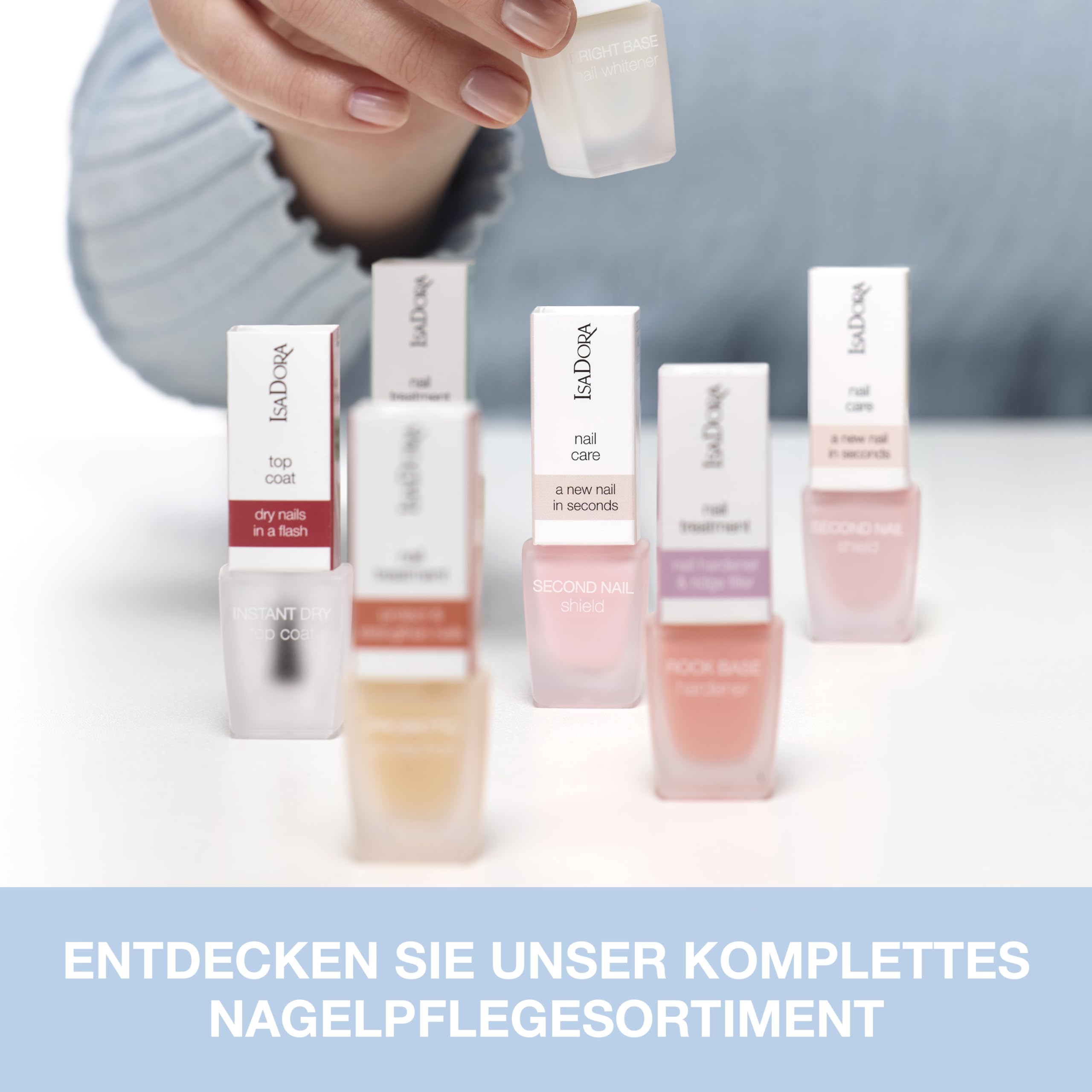 IsaDora Nagel Whitener - Optischer Nagel Aufheller für strahlend weiße Nägel