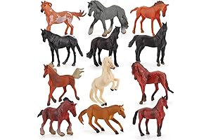 Realistic Horse Figurines Playset