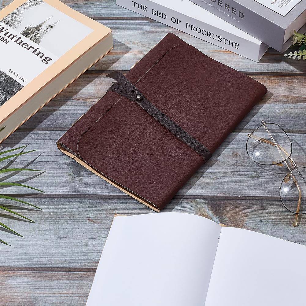"WEBEEDY Kit di Rilegatura per Principianti Diario in Pelle Fai-da-Te Set di Rilegatura di Libri Kit per la creazione di Libri Kit Fai da Te per Adulti Kit Completo di Forniture per Rilegatura con Fi