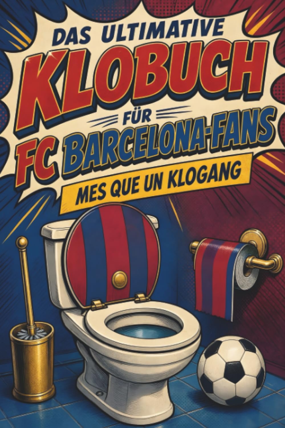 Das ultimative Klobuch für FC Barcelona-Fans: Mes que un Klogang. Lustiges Geschenk mit Lifehacks, Fun Facts und Geschichten