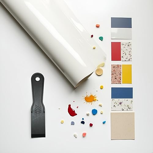 Raspador de masilla negra para azulejos, espátula de relleno de 1.5 pulgadas, esparcidor de masilla de plástico para automóvil, herramienta de