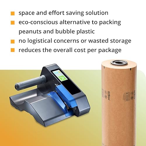 Miniatura 15 de IDL Packaging AirWave-1 Máquina de amortiguación de aire con almohadas de aire no plásticas – Uso con almohadas de aire inflables de almidón