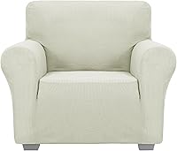 Vista 80 de JIVINER Fundas de sofá de alta elasticidad para sofás de 3 cojines, funda elástica de jacquard de 1 pieza, funda de sofá antideslizante con parte