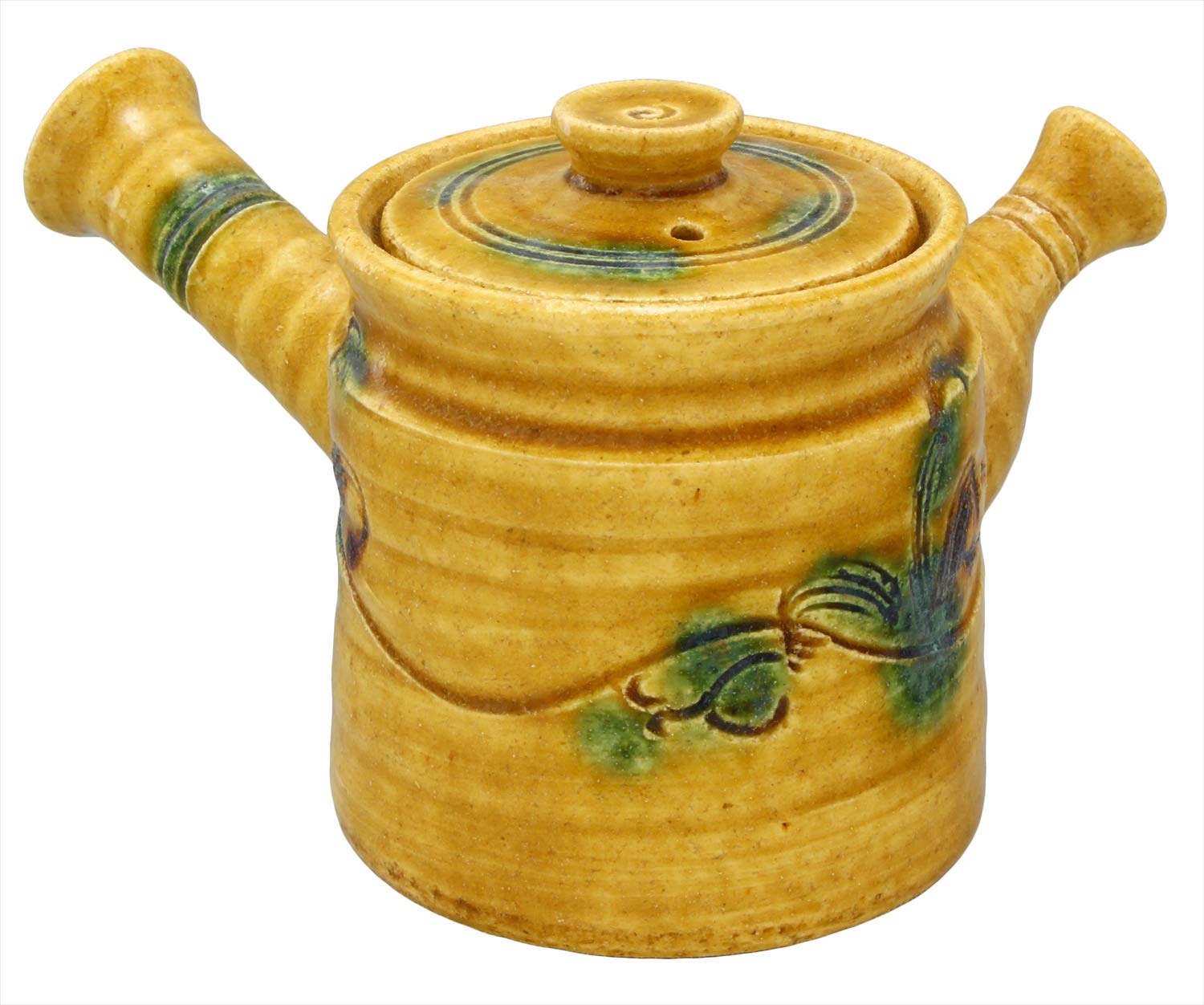 壷　岩月竹光 Amazon.co.jp: 瀬戸焼 岩月竹光 急須 黄瀬戸草紋 容量約300ml 陶製