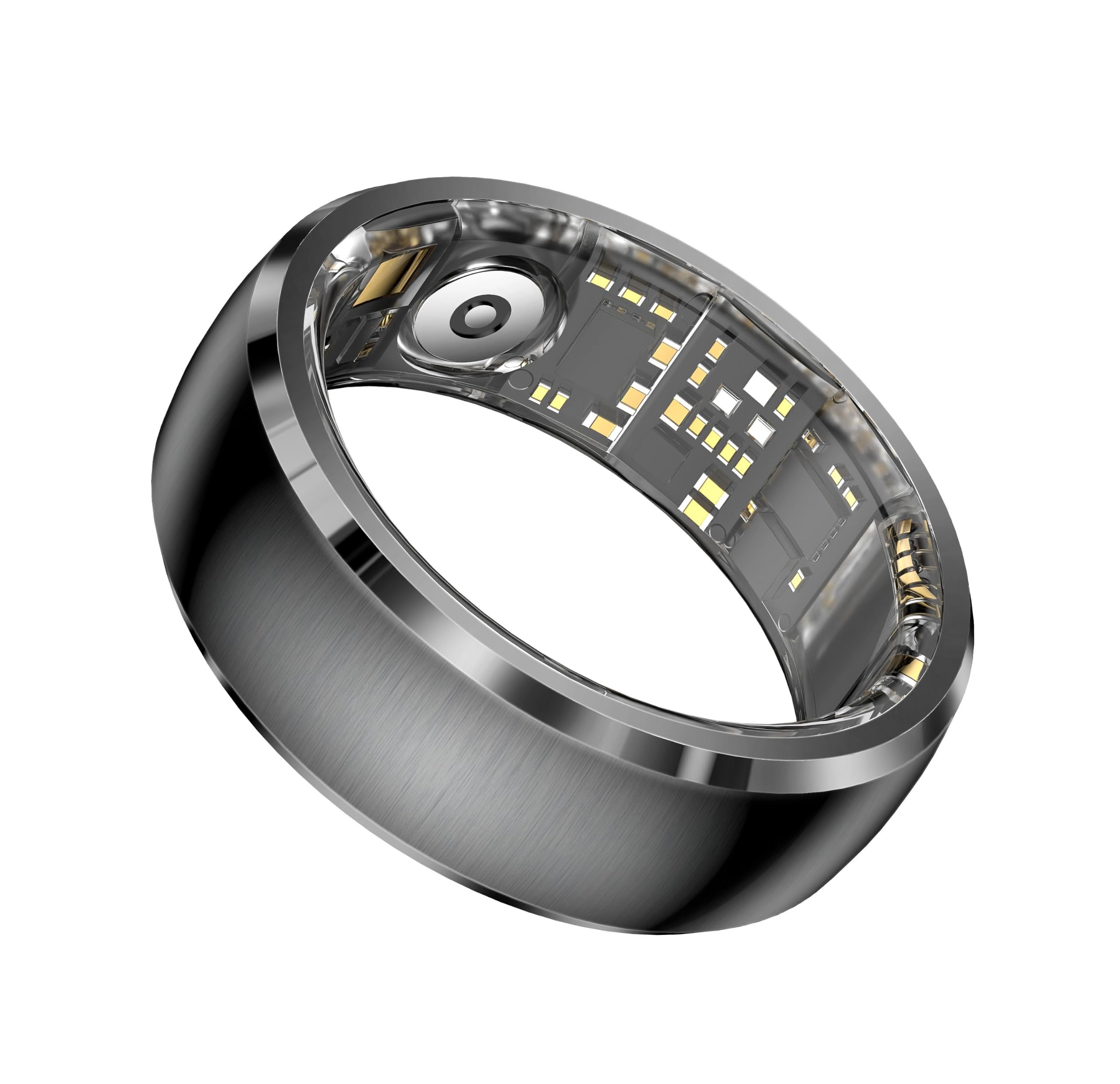 Vibration Alert smart Ring | Alarm,Call | Health Monitoring,Activity Black7 | Sp02,stress, heart, sleep,gesture control remote camera photography -yt videos-web pages scrol 5 atm ip68 water resistancel-image-11
