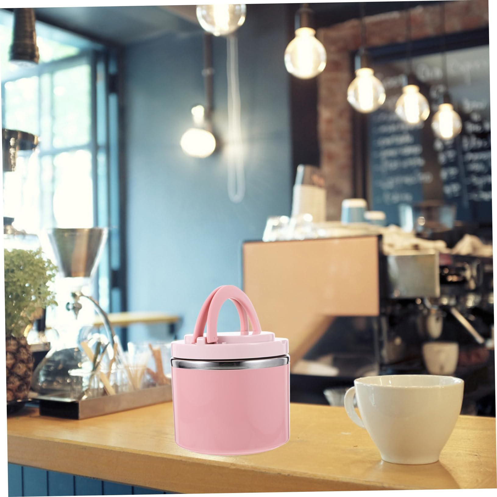 Contenitore Termico per Alimenti 1000ml, Acciaio Inox Rosa