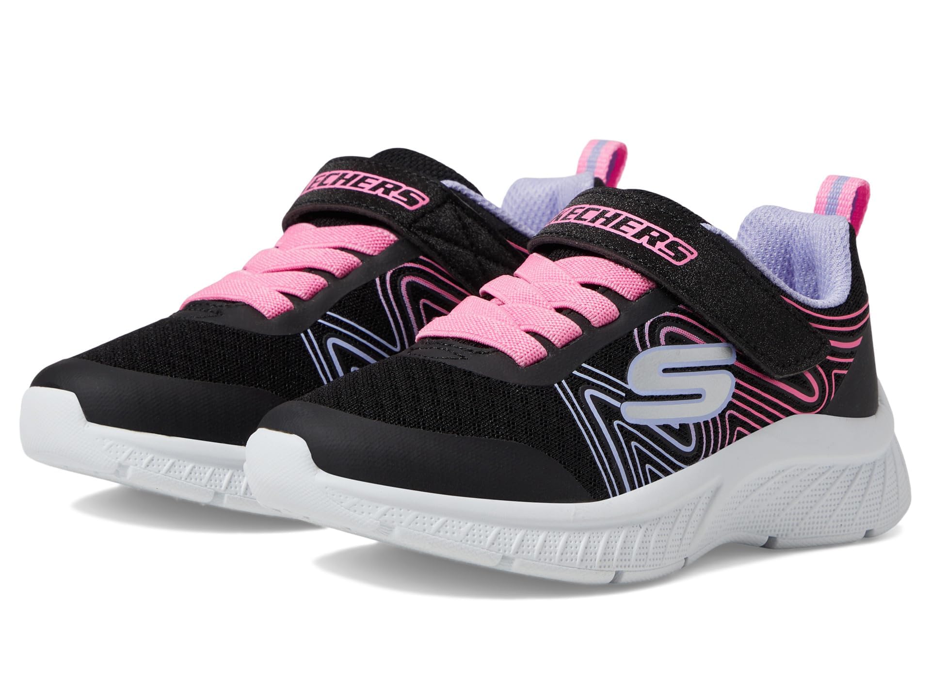 Skechers Microspec Plus Swirl Sweet, Zapatos Deportivos Niñas