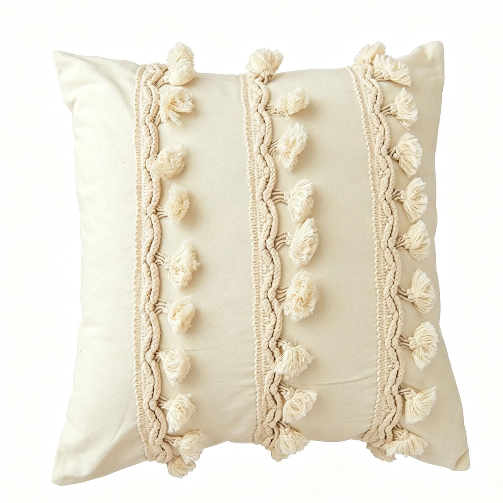 AXCTYSFP 1 Pack, 18x18in, Pillow Cover, Square Decorative Cushion Cover,
