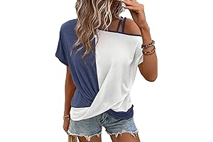 Twist Knot Cold Shoulder T-Shirt: A Fashion-Forward Essential for Women