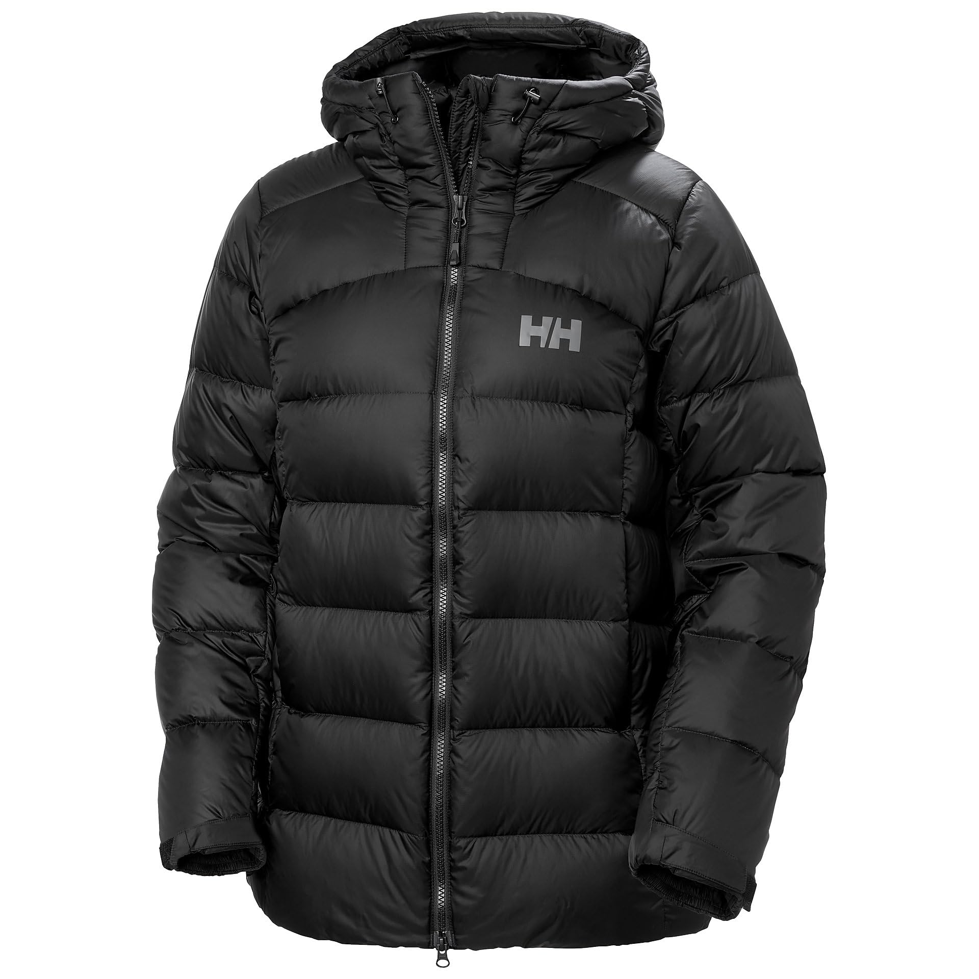 Helly-Hansen Chaqueta Glacier de plumón para mujer, plumón hidrofóbico de 800 FP, aislamiento PrimaLoft, cremallera YKK, capucha ajustable