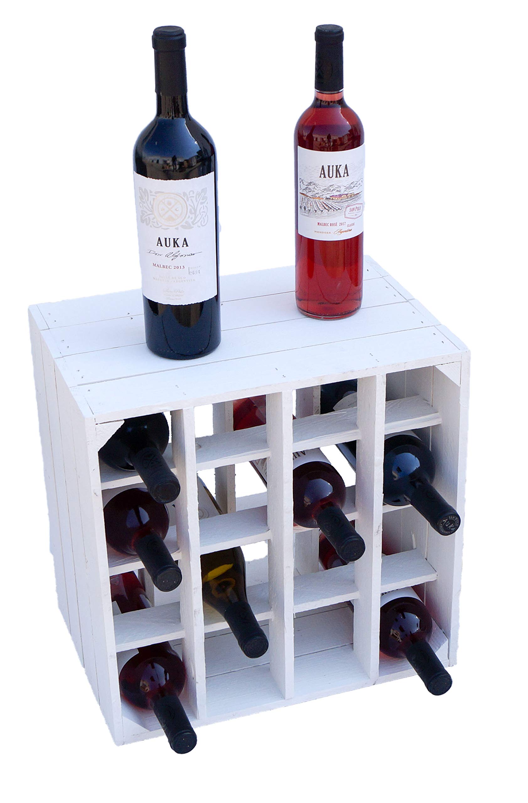 Kistenkolli Altes Land Set 4 Cassette Frutta In Legno – Effetto Fiammato E Bianco, 22x22x15 Cm, Decorazione Rustica E Regalo