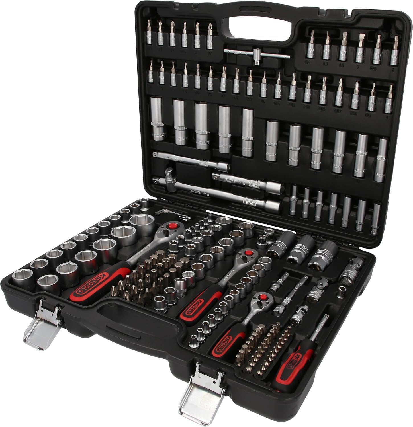 Coffret 22 Douilles 1/2" KS Tools 911.0622 – De 10 à 32 Mm Avec Cliquet Et Accessoires