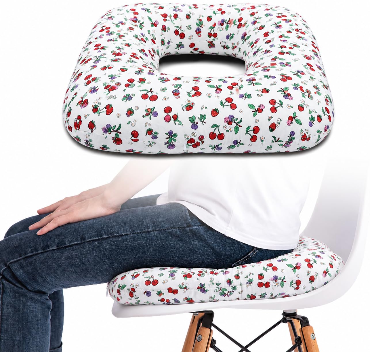 Hshbxd Donut Pillow, Tailbone Cushion for Wheelchair, Office and Travel