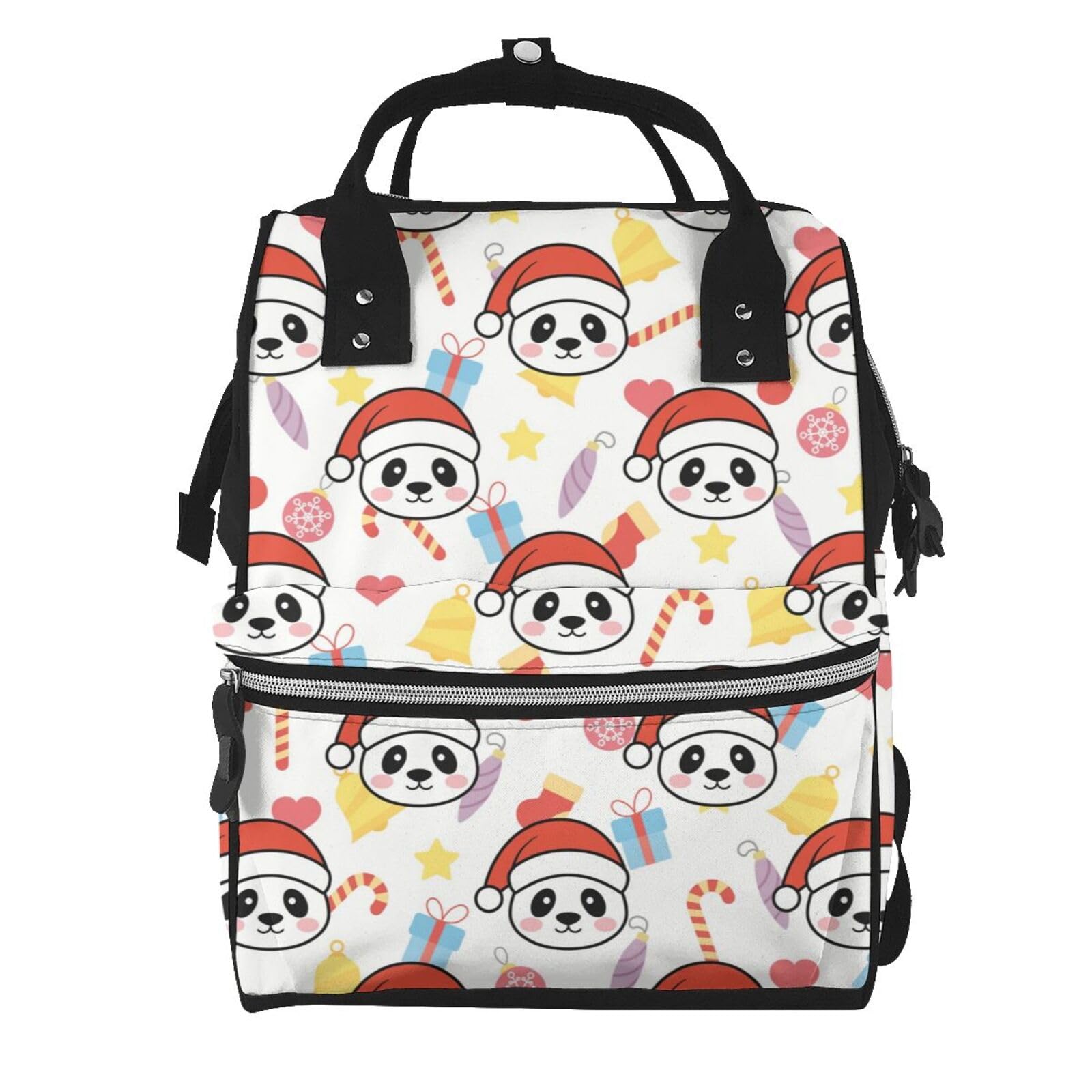 Sac à dos panda et Noël pour ordinateur portable - Modèle mixte multicolore - 7