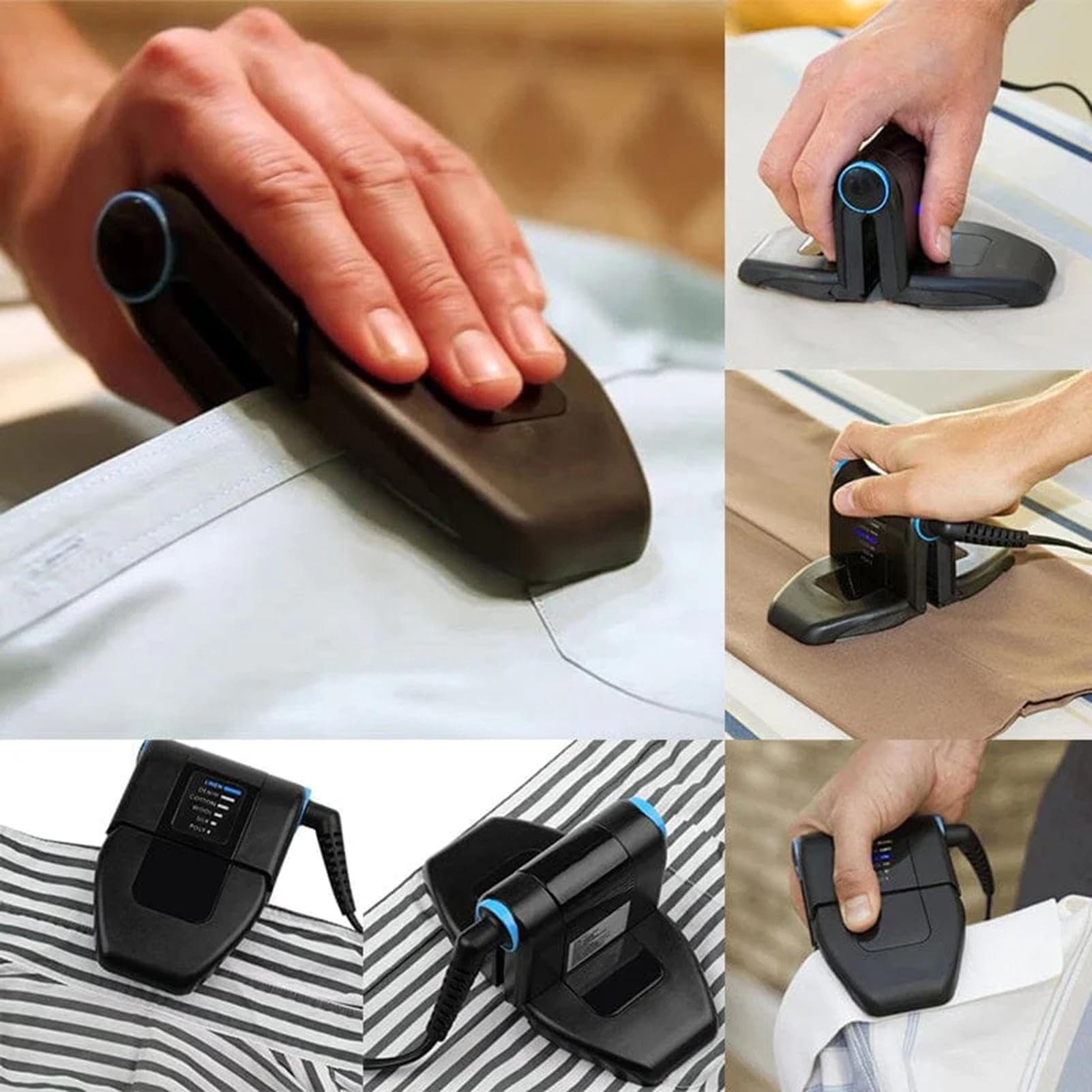 Plancha Eléctrica Sin Agua,Plancha Colgante De Mano Para El Hogar | Plancha eléctrica de mano,Tabla de planchar interna Plancha eléctrica con calentamiento rápido para acampar, casa, viaje, viaje