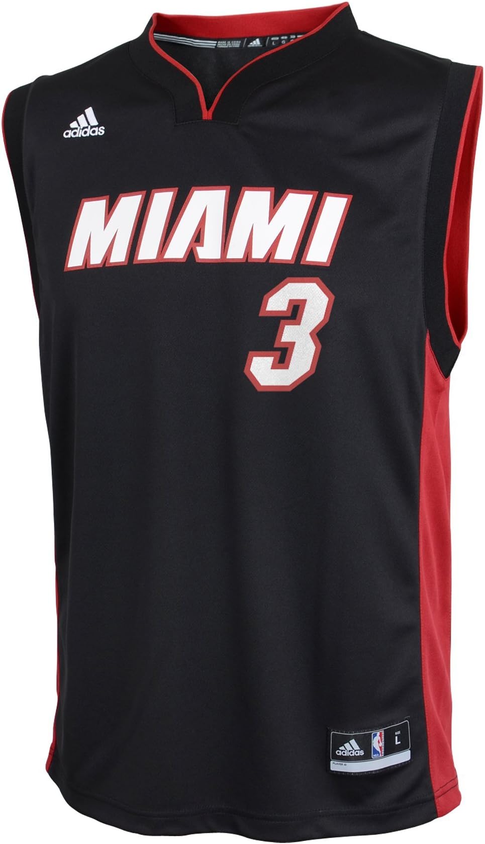 Dwyane Wade Miami Heat Youth Revolution 30 Performance Jersey-Black