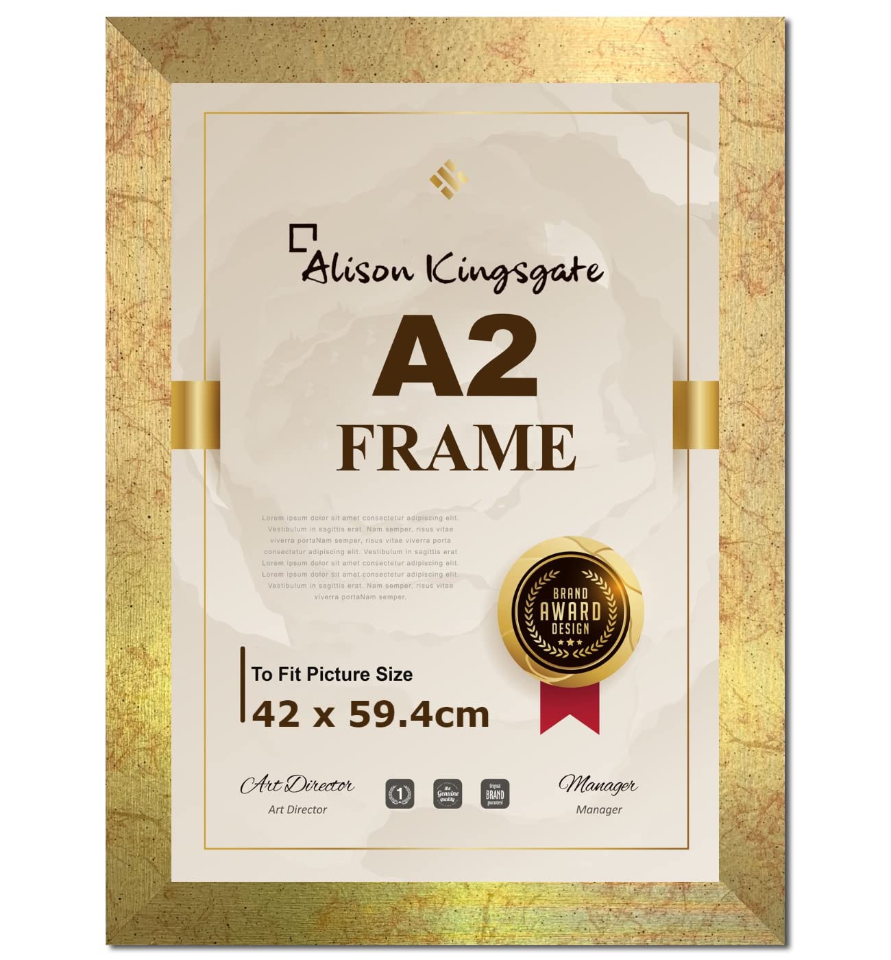 Buy Alison Kingsgate A2 Frame with Safe Plexiglass Front & Wall ing
