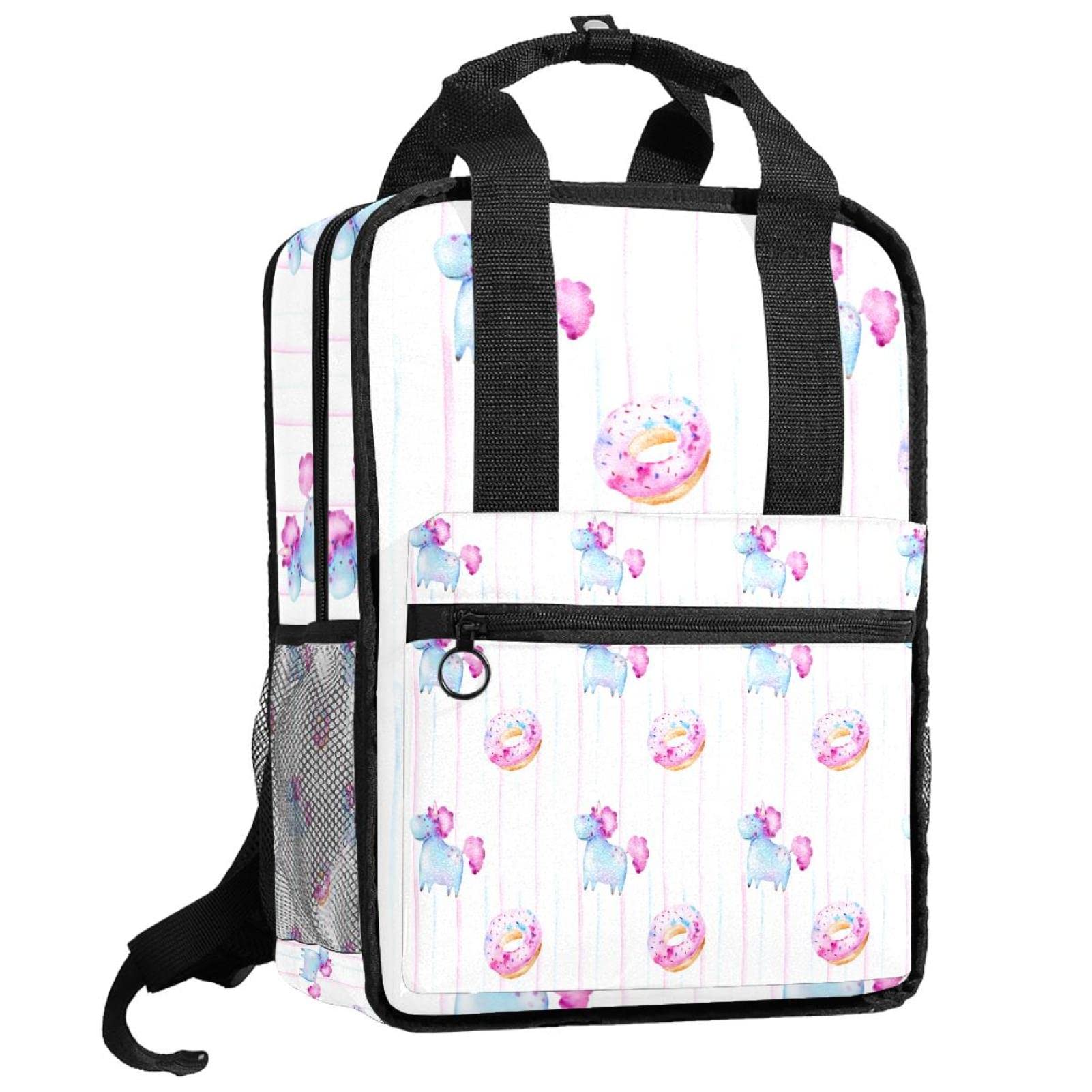 Sac à dos pour garçons confortable à bretelles réglables rose - 8