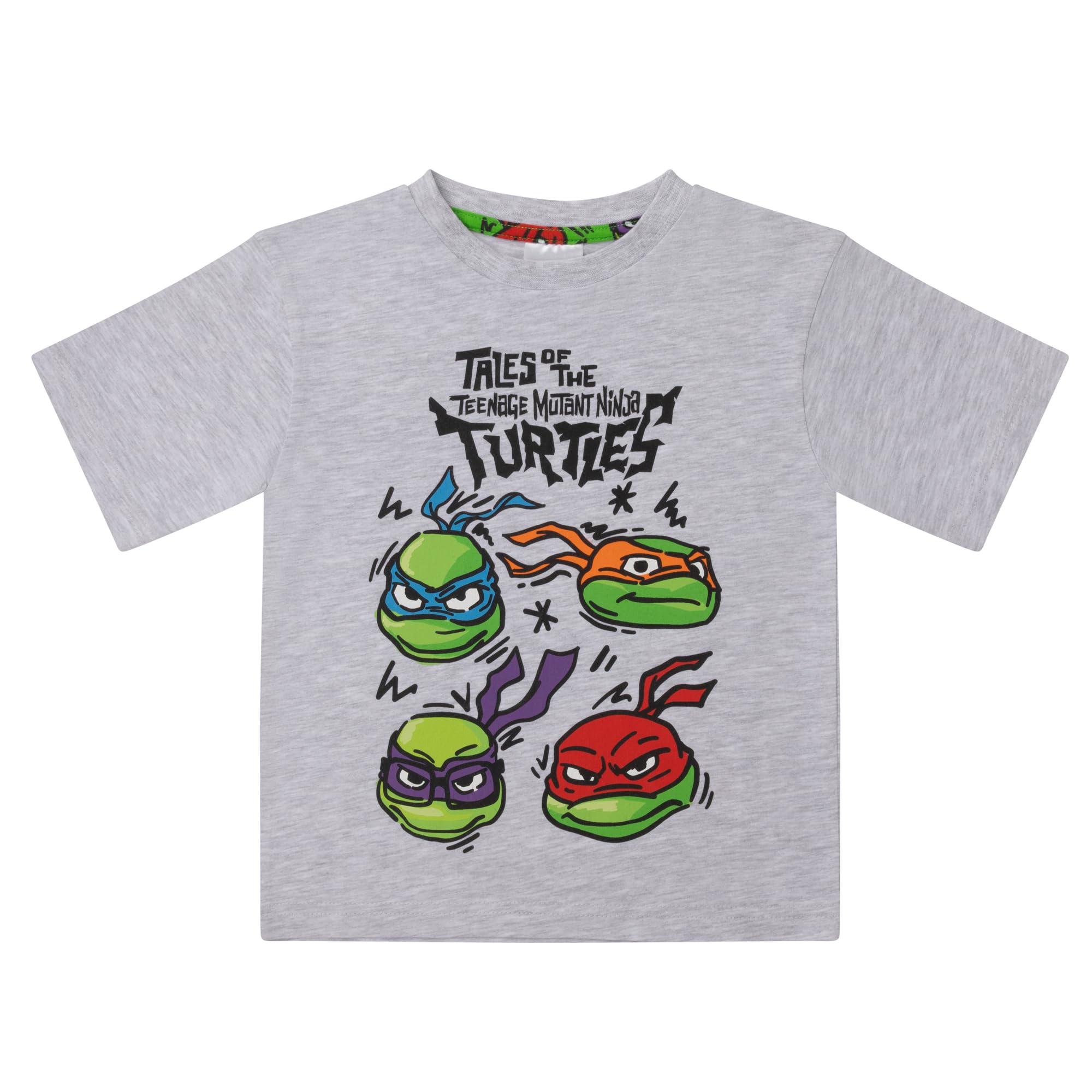Teenage Mutant Ninja Turtles Tartarughe Ninja Pigiama a Maniche Corte per Bambini - 100% Cotone