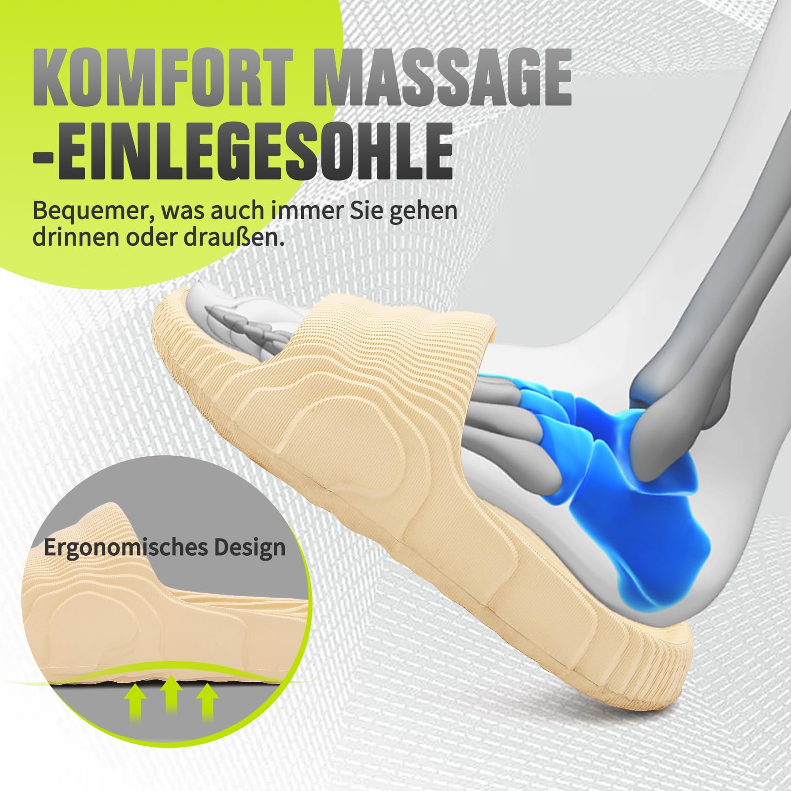 Sowdus Ciabatte Donna Uomo Estive Casa, Slide Piscina Pantofole, Plastica Mare Slippers