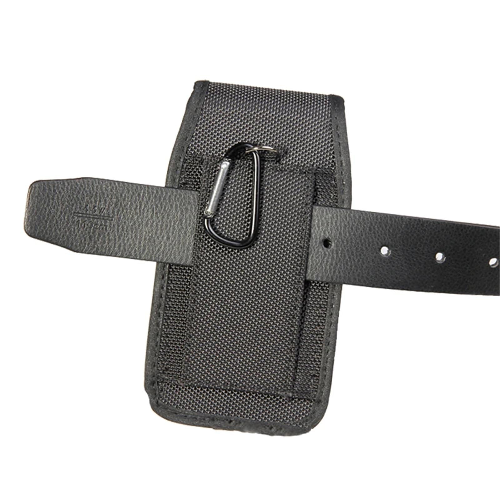 Mobile Phone Waist Bag 5.2-6.3inch Hook Loop Holster Pouch Belt Cover Case for phone per Escursionismo, Campeggio(M)