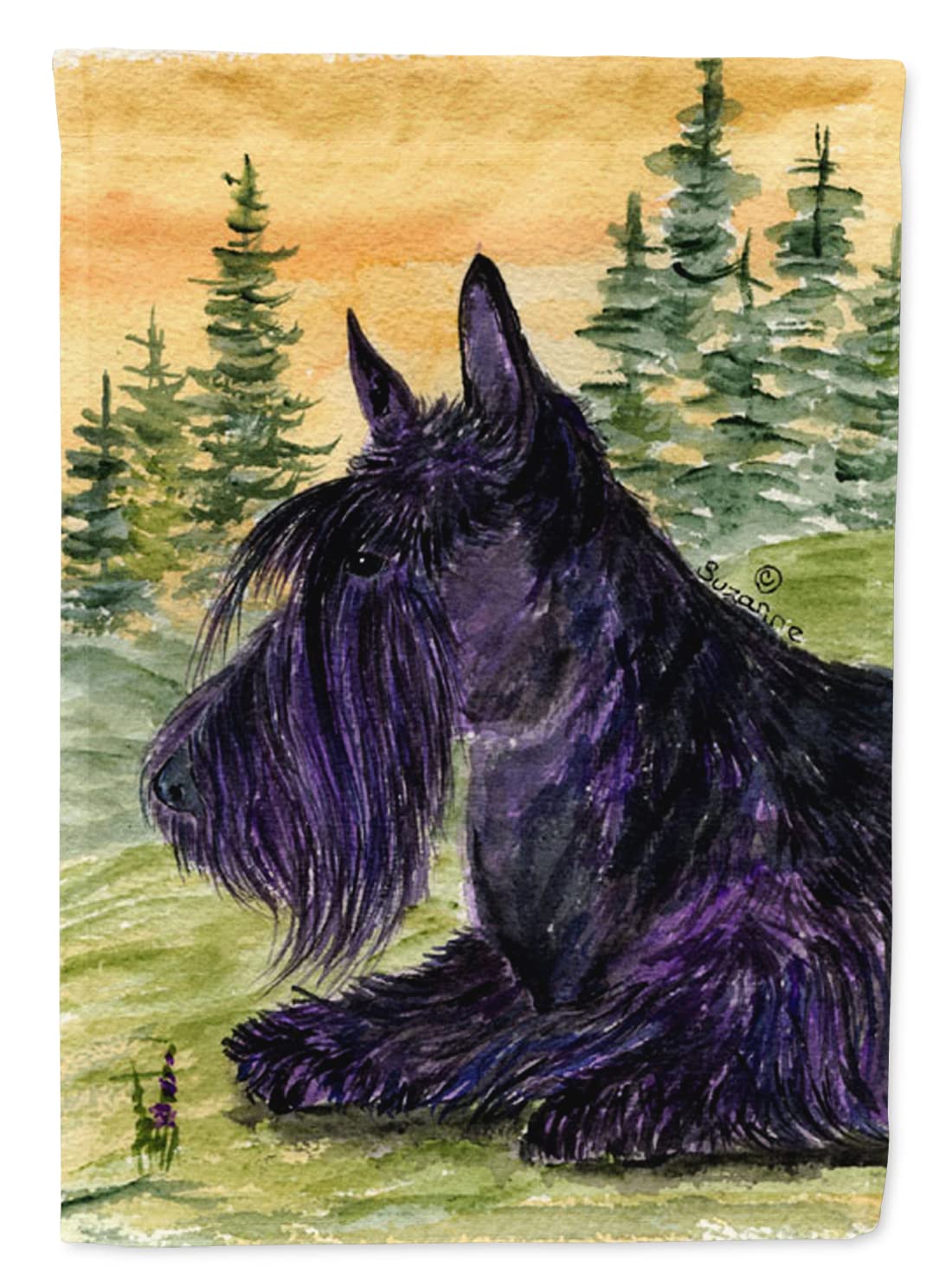 Scottish Terrier Flag drapeau de maison multicolore grand format toile extérieure SS8511CHF