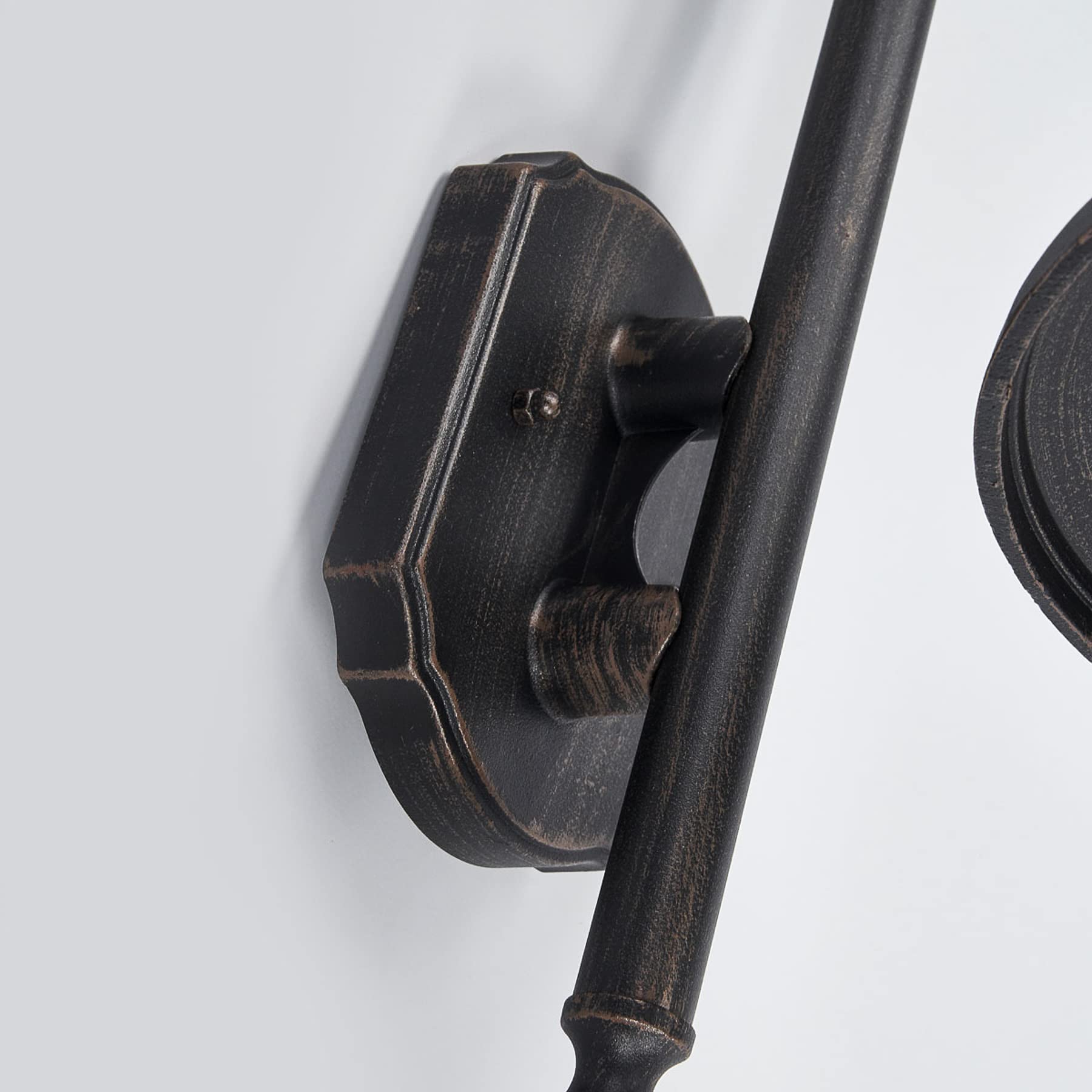 Lindby Wandlampe aussen IP44, Aussenwandleuchte Laterne Finish rostbraun Außenbeleuchtung Wand für Hof Garten Terrasse Balkon Haus Aussenleuchte