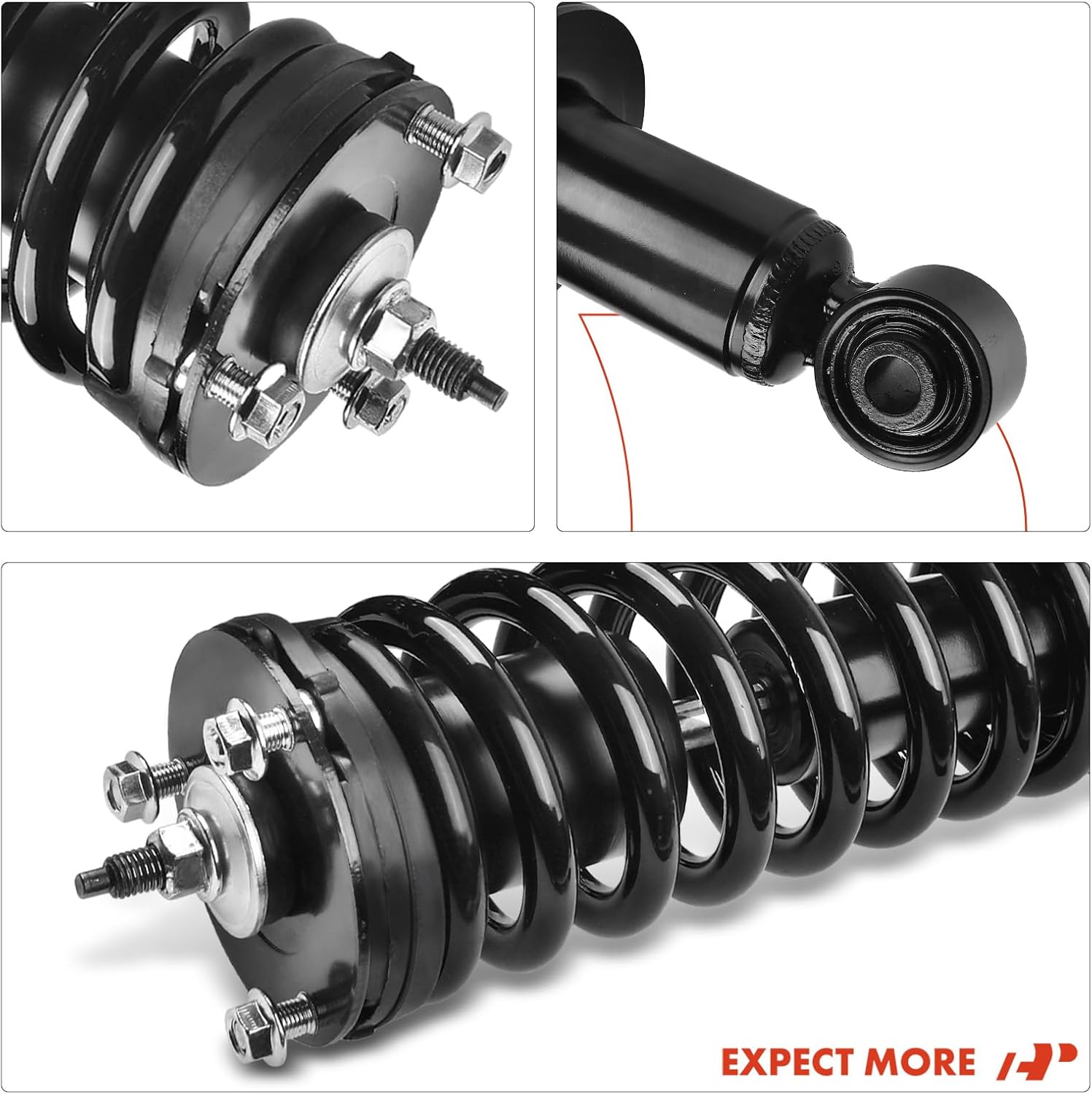 A-Premium Front Strut Assembly Compatible with [RWD] Chevrolet Colorado & GMC Canyon, 2004-2008 - 2x Replacement Suspension Complete Strut Shock Absorber with Coil Spring