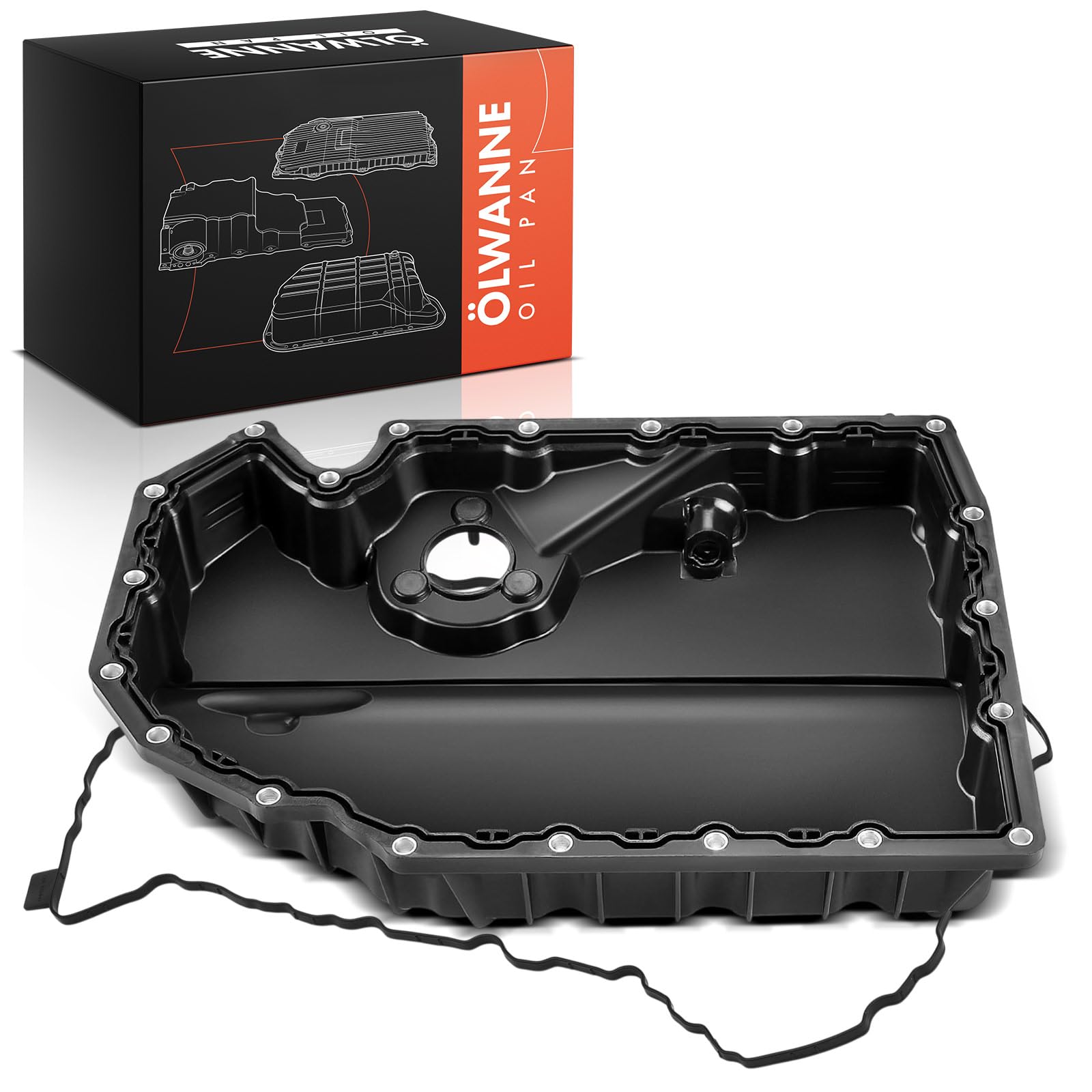 Frankberg Carter d'huile 06K103600D | Compatible avec: Golf VII 5G1 BQ1 BE1 BE2, Golf VII 5G1 BE1, A3 Sportback 8VA, T.o.u.r.a.n 5T1, A3 8V1 8VK