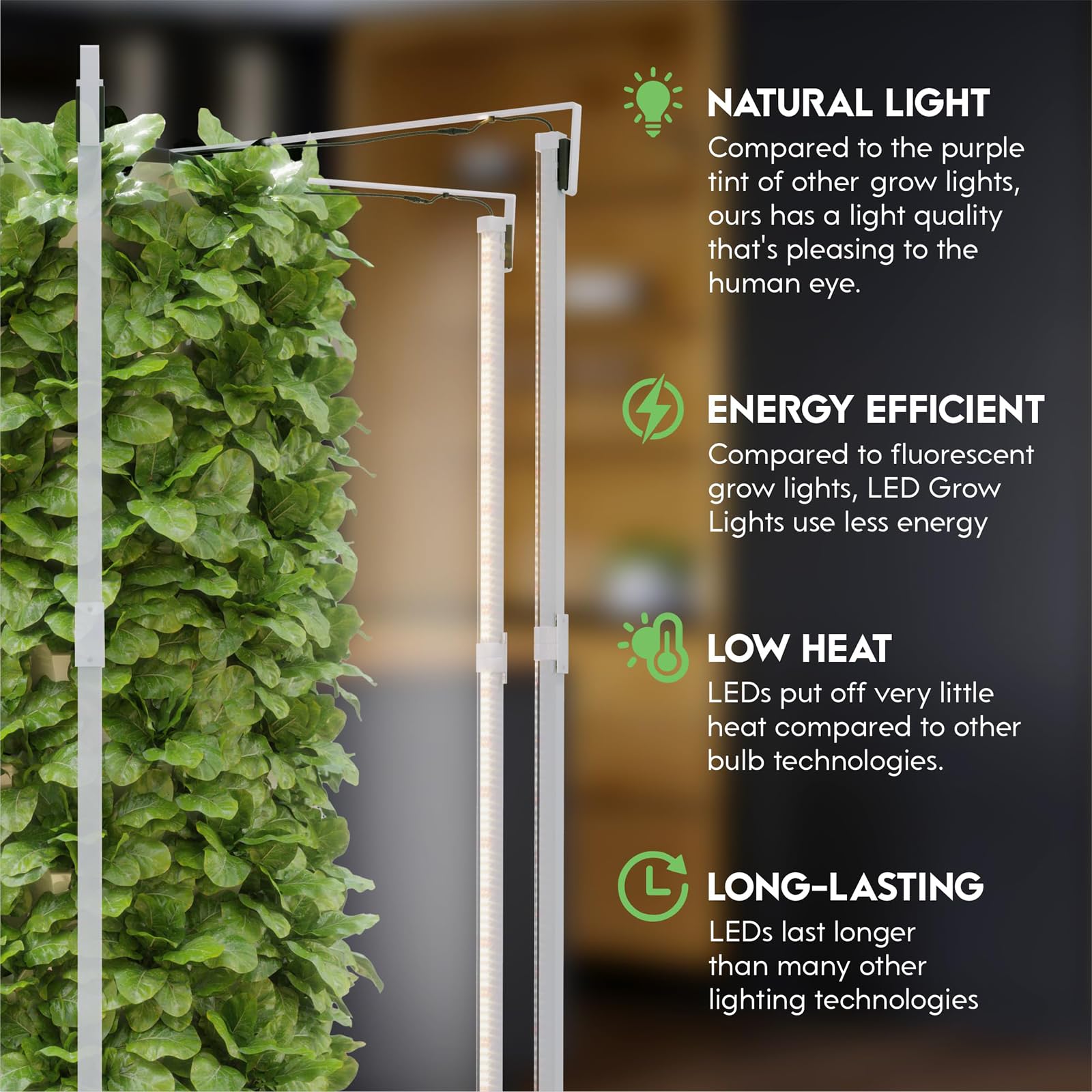 Torre idroponica verticale con luce a LED, kit aeroponica con pompa e timer, sistema intelligente da giardino per interni per giardinaggio domestico