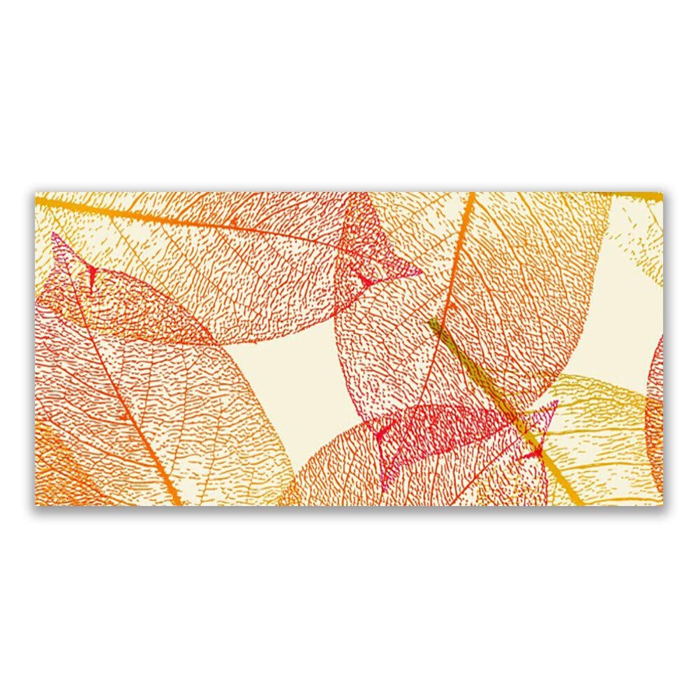 Tableau en Verre Acrylique 140x70cm Tulup - Décoration Murale Premium Art de Feuilles