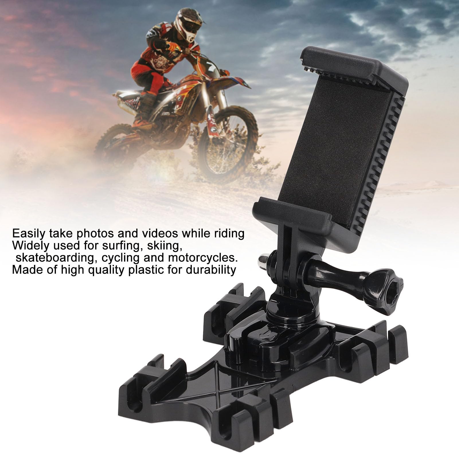 Tomantery Kitesurfing Kite Line Mount Kit, 360 Degree Rotation Kiteboarding Line Holder Adapter, for Action Camera Sports Accessories