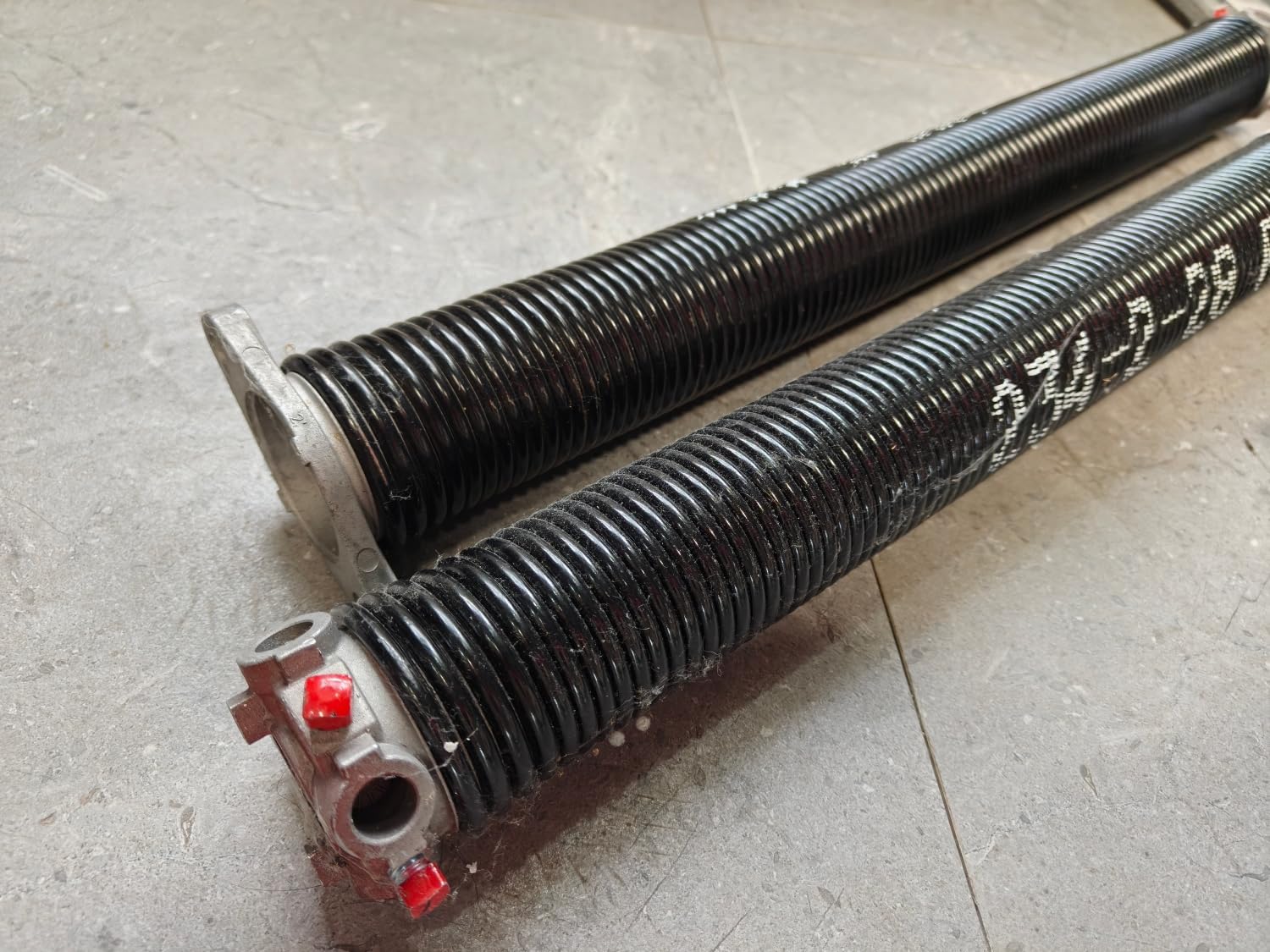 .234” x 2” x 28” Garage Door Torsion Springs, Pair Heavy-Duty 16000 Cycles, High-Strength Steel with Electrophoretic Coating, L&R Wound Kit for 7ft Door, Includes Winding Bars & Gloves