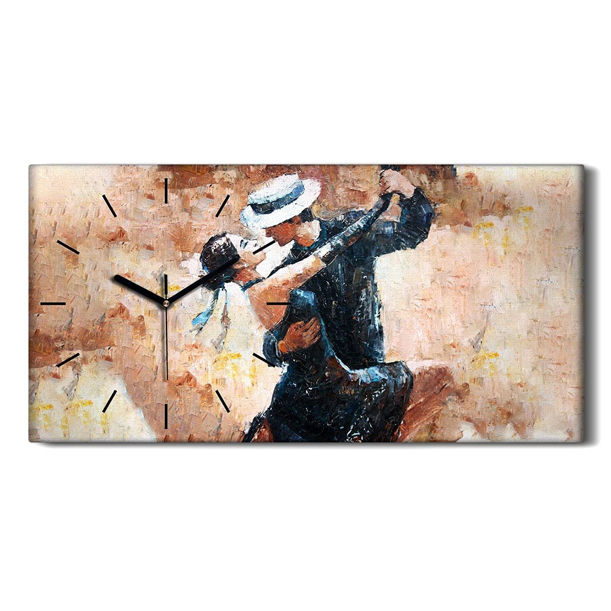 Art Moderne Image Horloge sur Toile Impression Numérique
