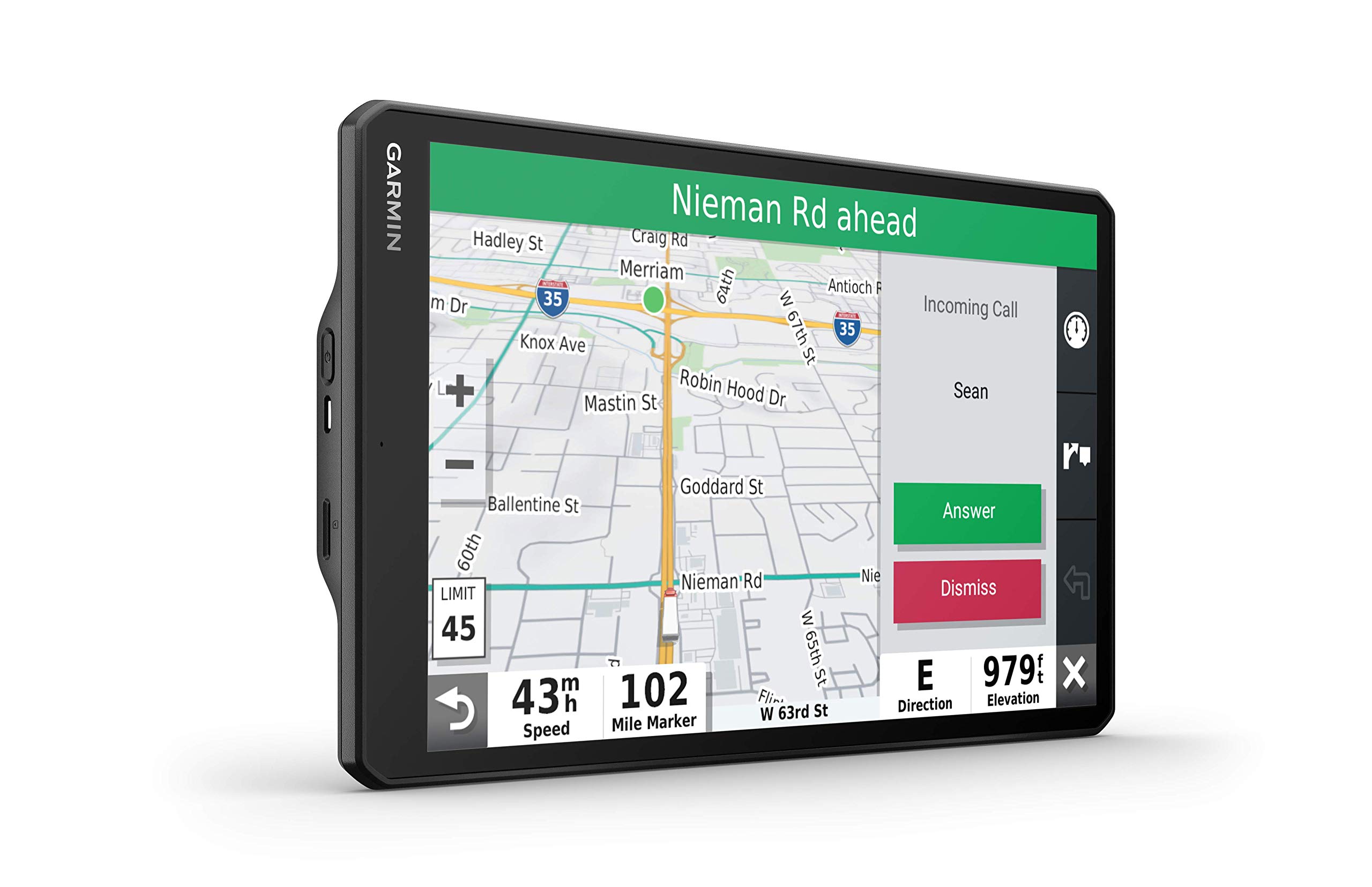 Garmin dēzl LGV1000 MT-D, Infotraffico DAB, Display da 10", Mappa Europa, Navigazione in base a dimensioni, peso e carico, Truck Parking Europe