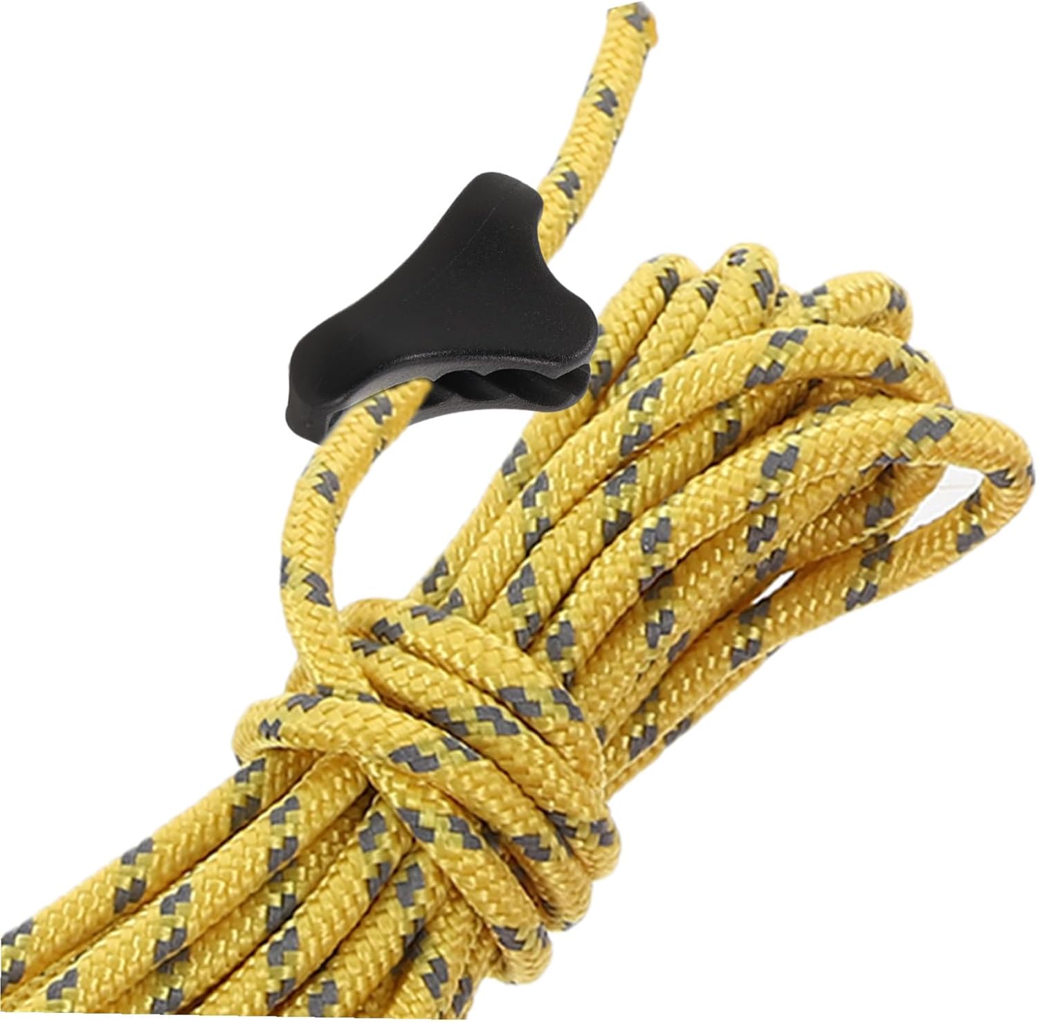 10pcs Lightweight Tent Cord Adjuster Rope Tightener for Outdoor Camping Rope Tensioner Buckles Wear-Resistant Multifunctional Fixers for Tent Guy Lines
